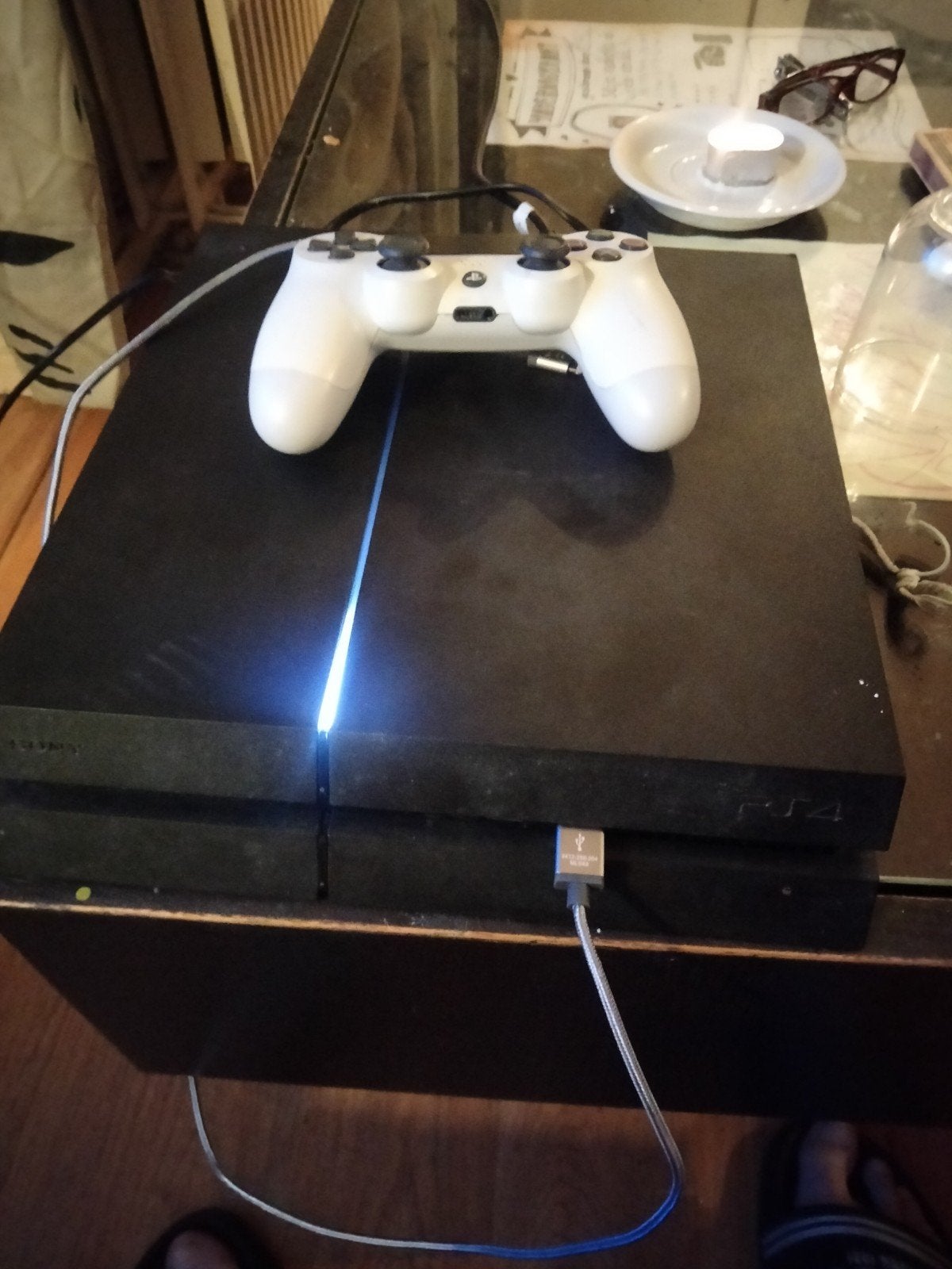 ps4 te koop met een controller zonder spellen, Ophalen of Verzenden, Met 1 controller, Original, 500 GB