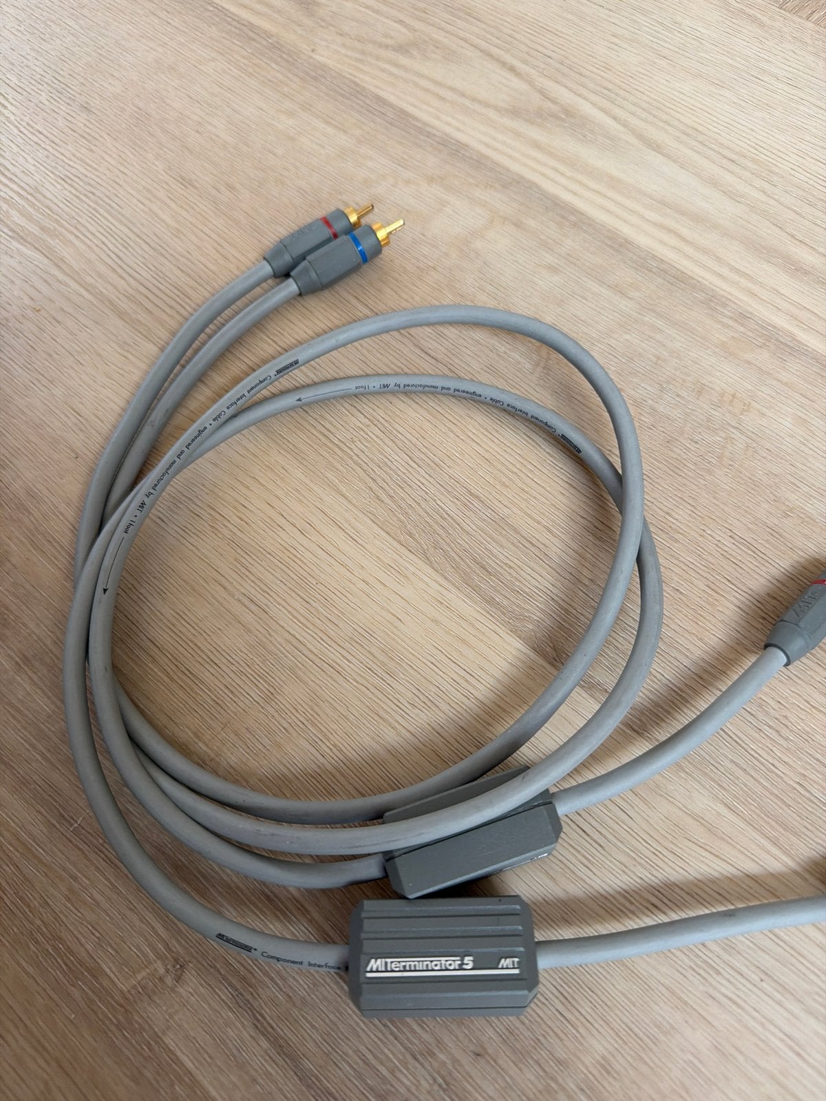 MIT Terminator 5 Component Interface Kabel 100cm, Audio, Tv en Foto, Ophalen of Verzenden, Gebruikt, Minder dan 2 meter, Interlink-kabel