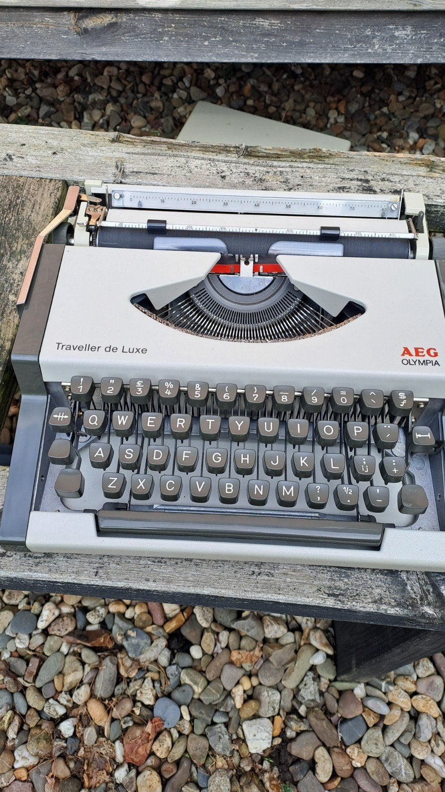 aeg olympiade travellercheques de luxe, Diversen, Typemachines, Ophalen
