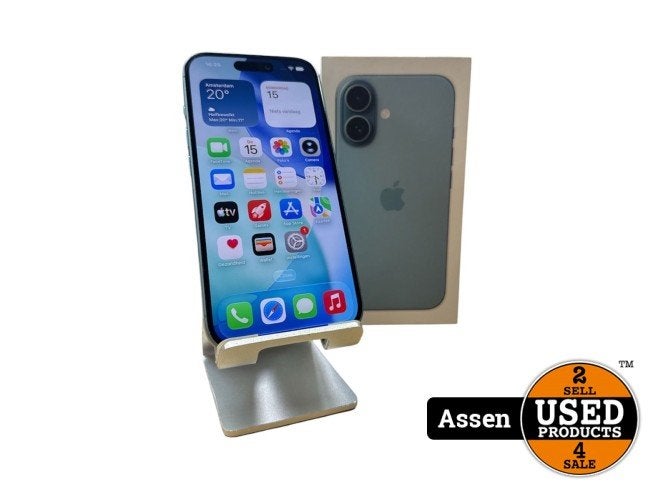Apple iPhone 16 128GB Teal | Accu 91% | Gebruikte Staat, Apple, Zo goed als nieuw, Support@apple.com, One Apple Park Way
Cupertino, CA 95014
United States