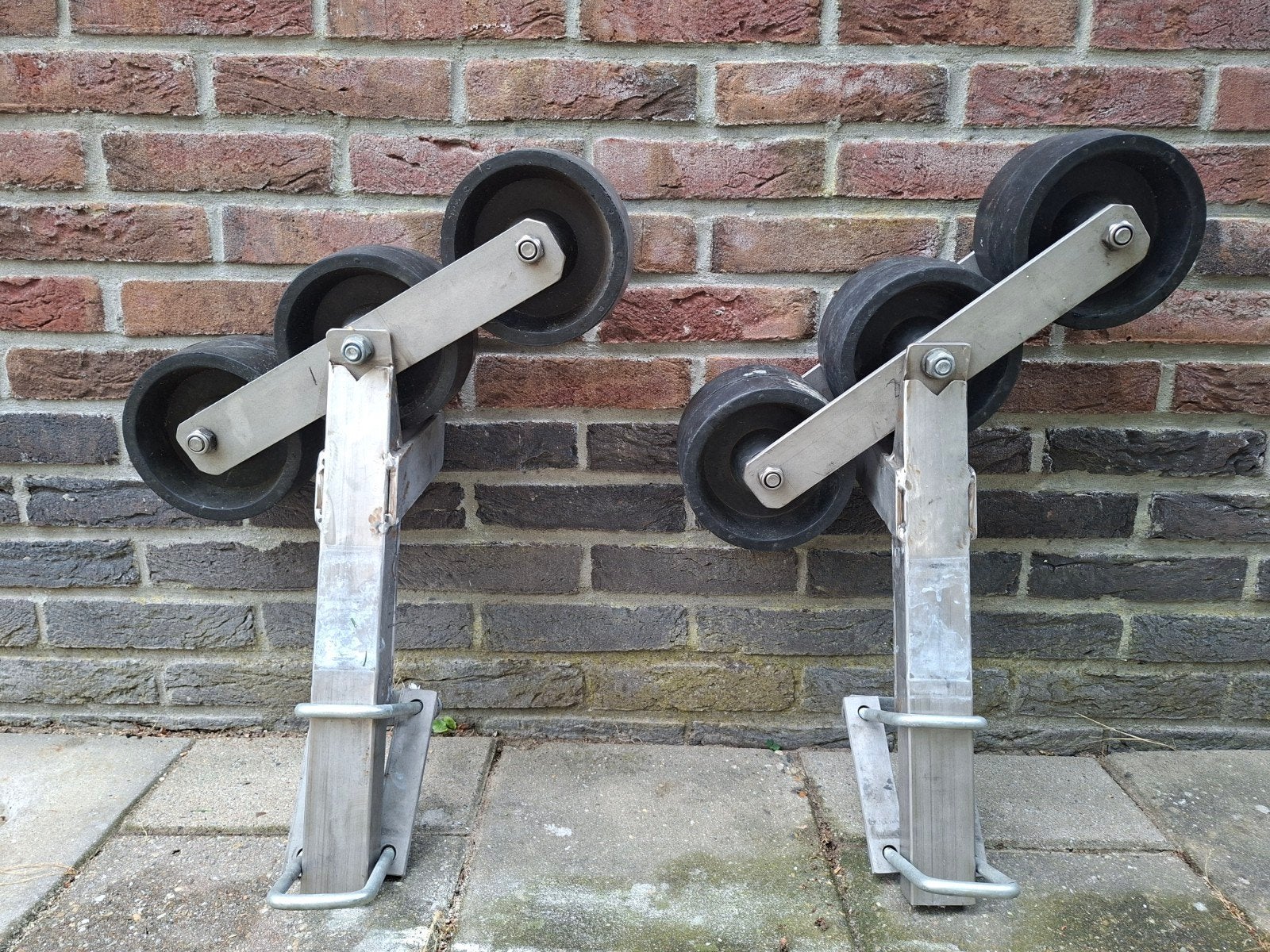 Zware Boottrailer rollen - RVS - 2 stuks, Ophalen, Gebruikt, Overige typen