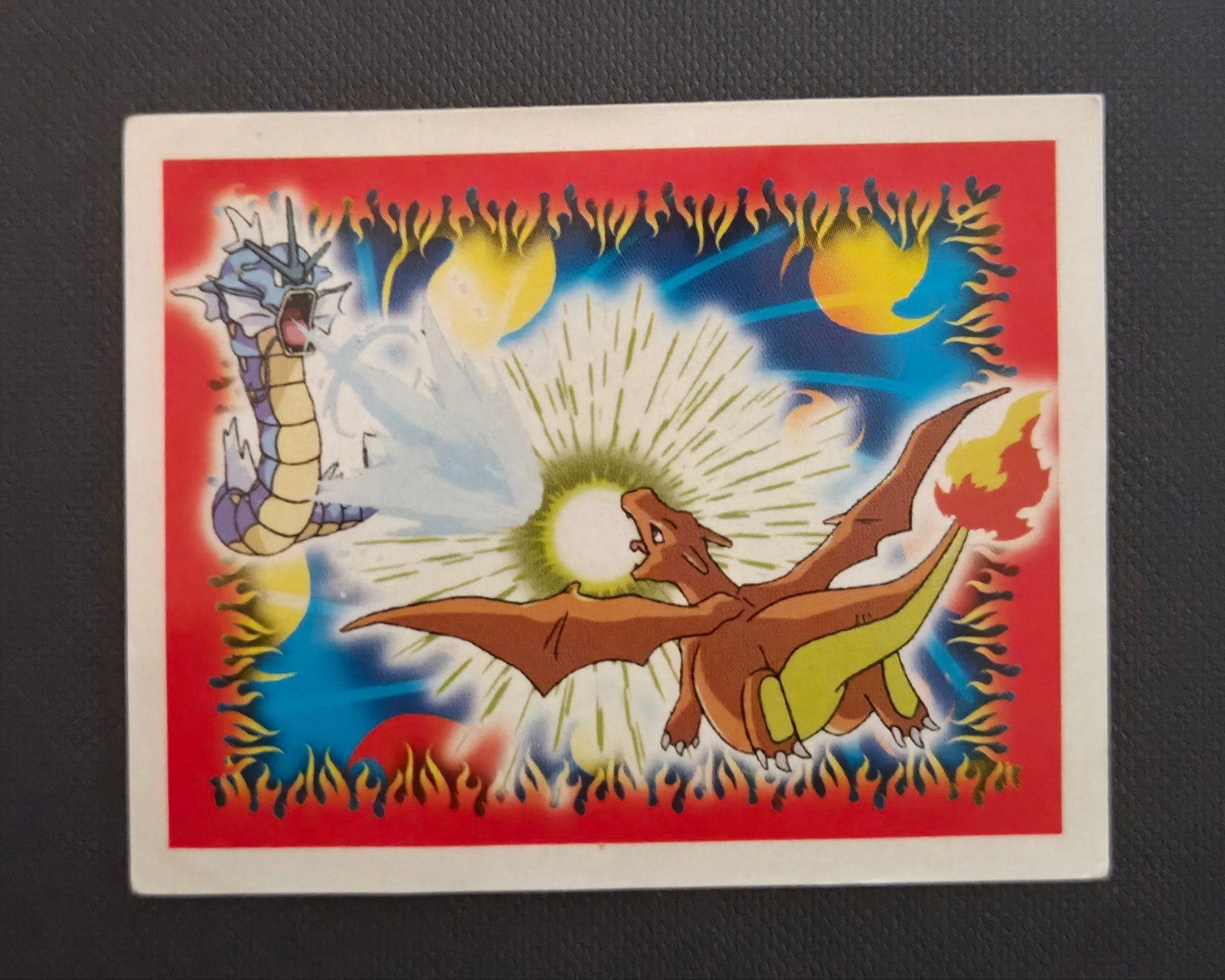 Pokemon Topps Merlin Topps Serie 4 - Charizard vs Gyarados#, Ophalen of Verzenden