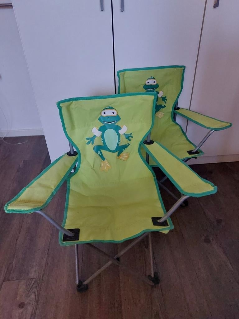 Twee stoeltjes, Ophalen of Verzenden, Gebruikt, Campingstoel