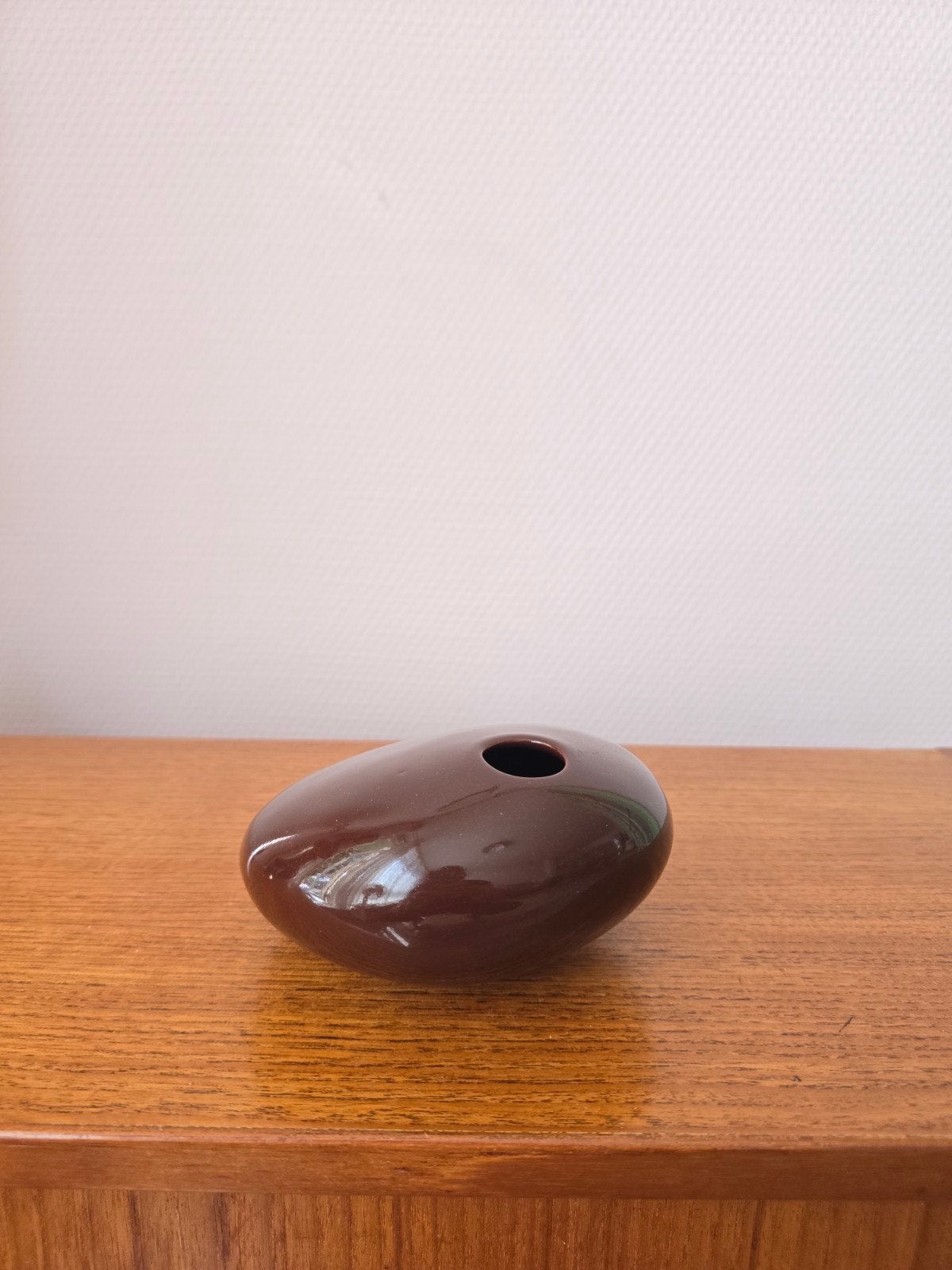 Vintage Kiezelvaas 60s 70s Japandi Scandi Pebblevase, Ophalen of Verzenden
