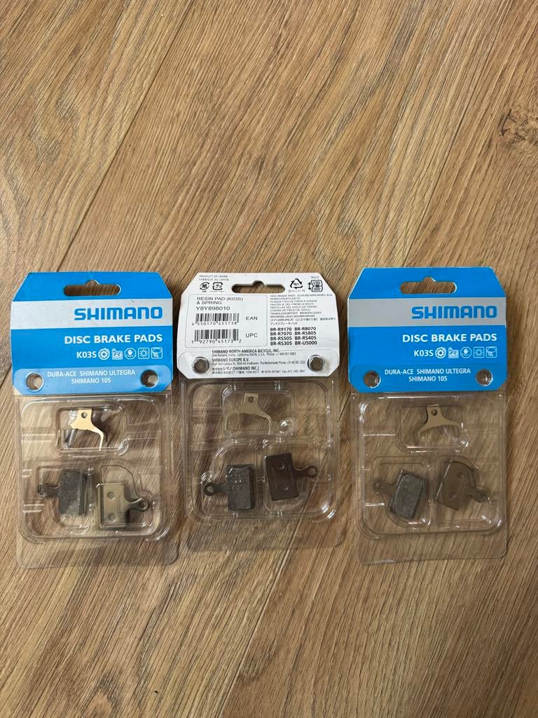 Shimano K03S schijfremblokjes, Remmen, Ophalen of Verzenden, Racefiets, Nieuw
