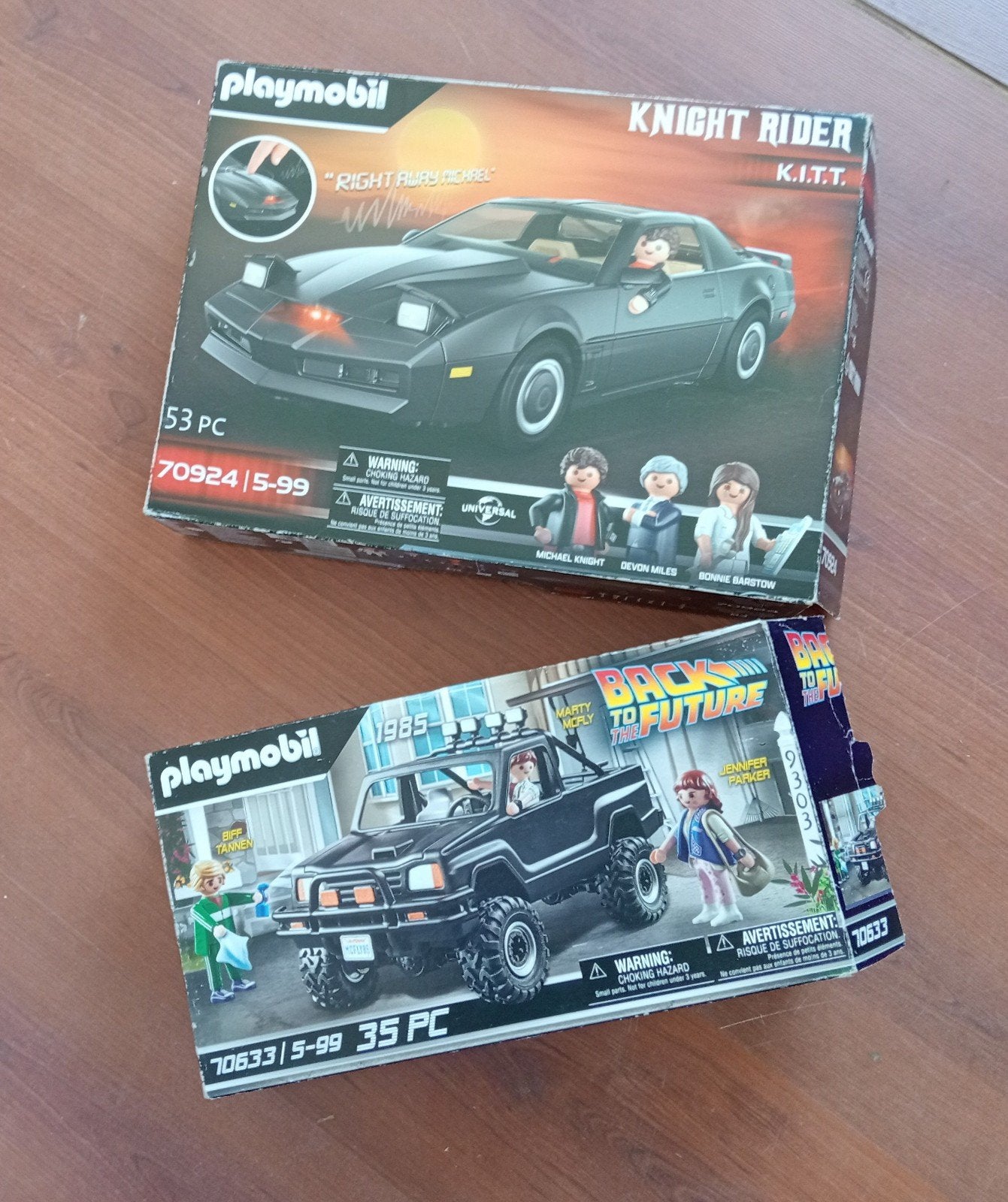 Playmobil Knight Rider en Back to the Future, Ophalen of Verzenden, Zo goed als nieuw