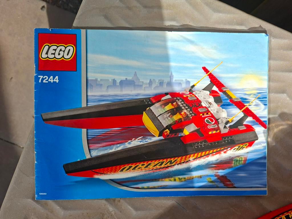 Lego boot, Ophalen, Zo goed als nieuw, Inclusief accessoires, Lego