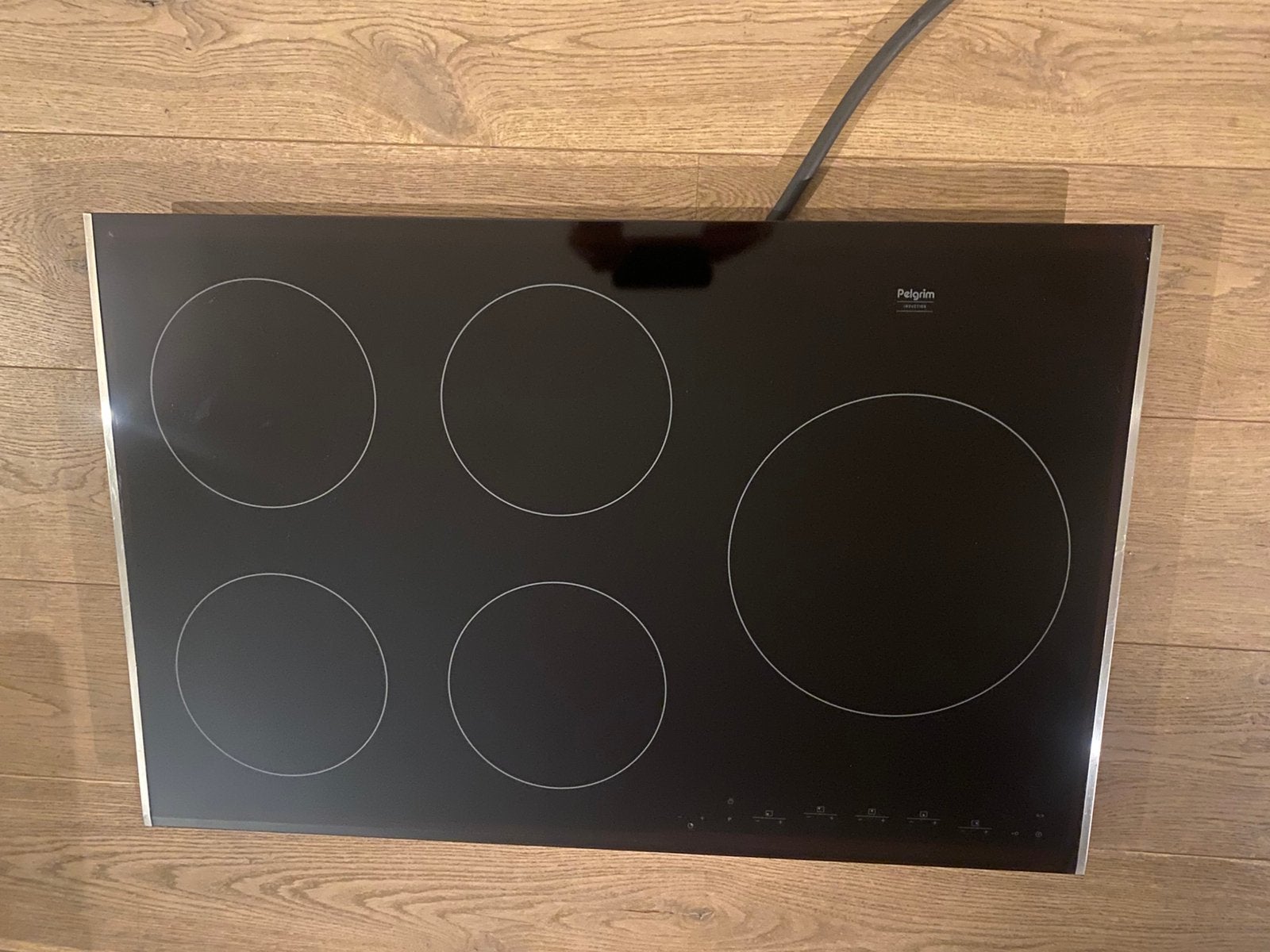 Pelgrim inductie kookplaat inbouw, Witgoed en Apparatuur, Ophalen, 4 kookzones, Zo goed als nieuw, Inbouw