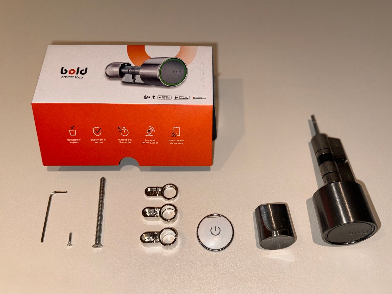 Bold Smart Lock SX33 - Slim deurslot, Ophalen, Gebruikt, Rvs, Slot