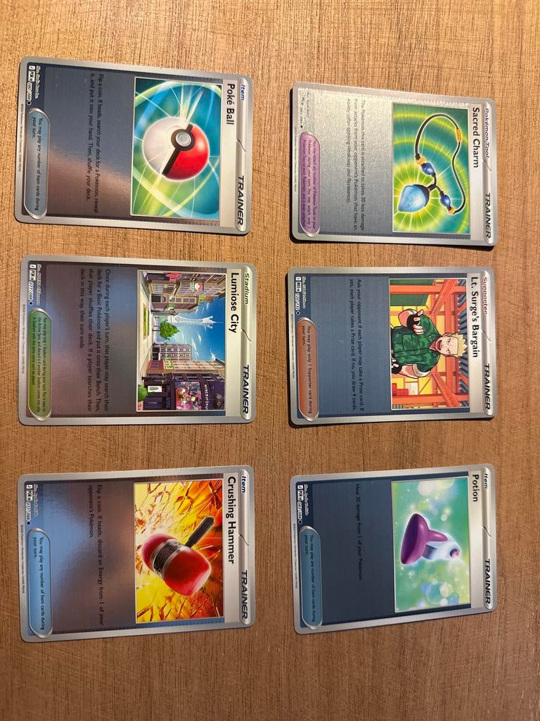 Pokémon TCG Reverse Holo Trainer Kaarten - Perfecte Conditie, Ophalen, Zo goed als nieuw, Meerdere kaarten, Foil