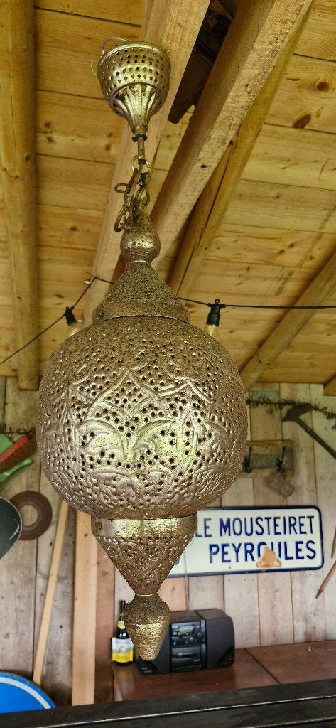 2 stuks Marokkaanse hanglampen - Oosterse sfeer, Ophalen, Gebruikt, E27 (groot), Marokkaans, Oosters, Sfeervol