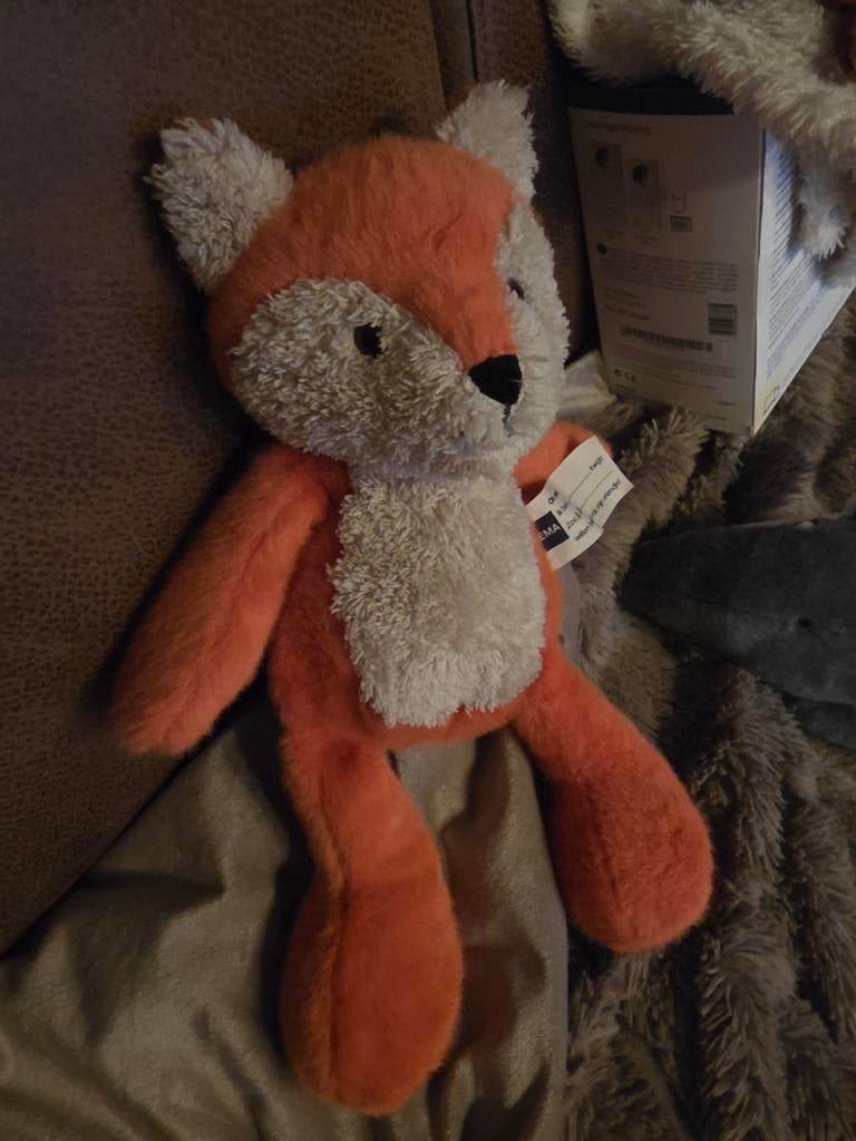 Knuffel Vos Hema ZGAN, Ophalen of Verzenden, Zo goed als nieuw, Overige typen