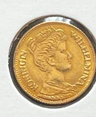 gouden vijfje 1912, Postzegels en Munten, Munten | Nederland, Ophalen of Verzenden, Koningin Wilhelmina, 5 gulden