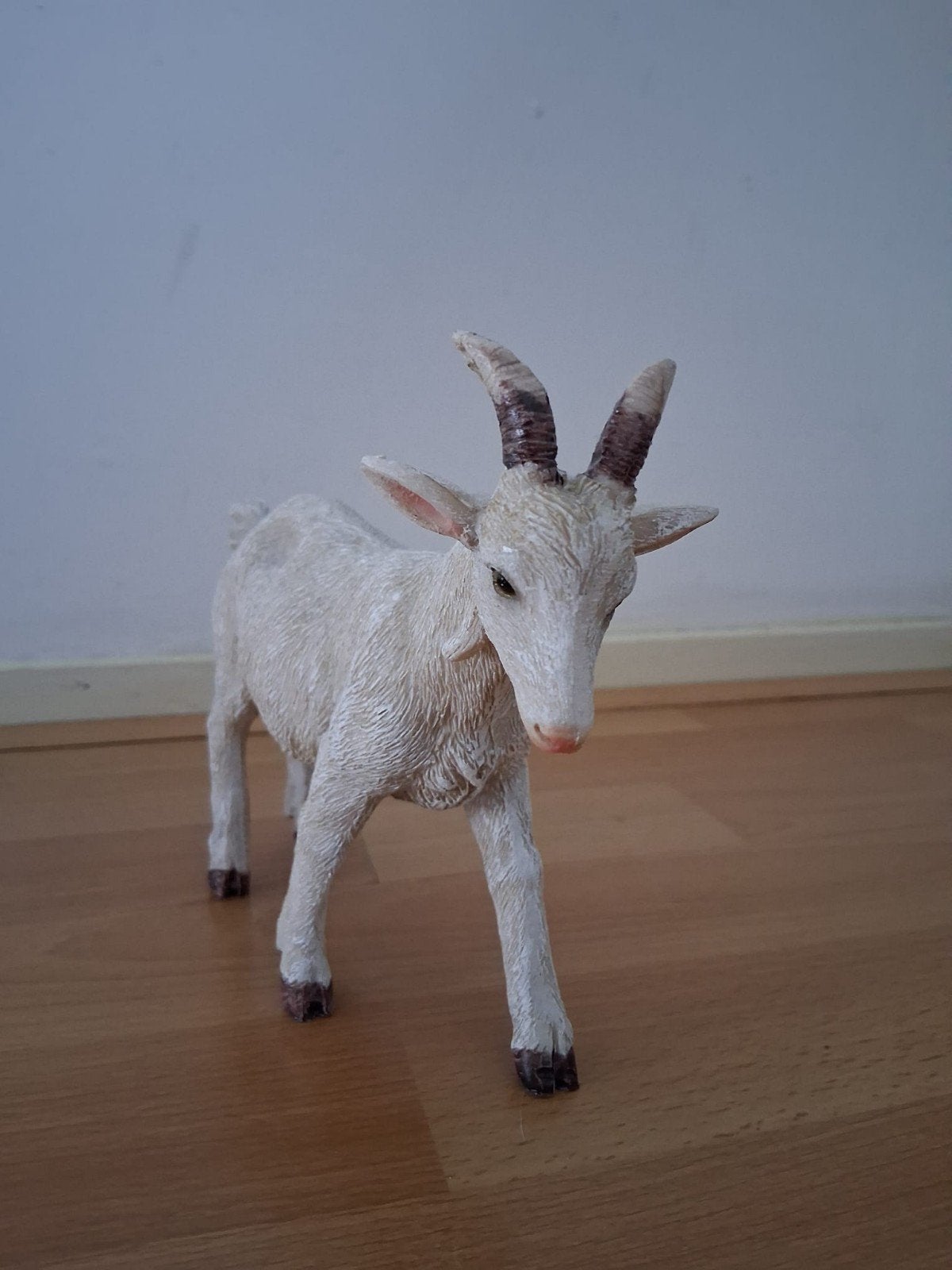 Geit beeldje - Boerderijdier figuur, Ophalen of Verzenden, Zo goed als nieuw, Boerderijdier, Beeldje of Figuurtje