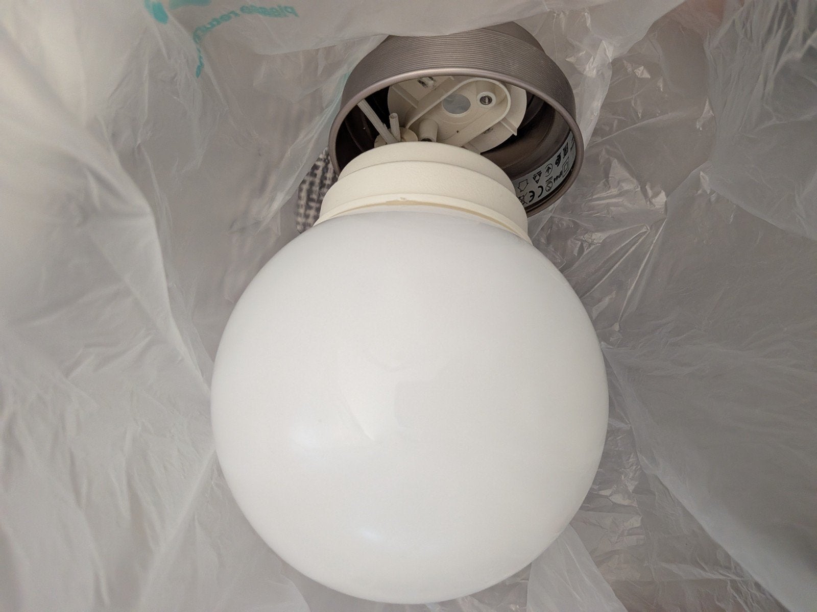 Ikea FRIHULT badkamerlamp - Gebruikt, Ophalen of Verzenden, Gebruikt, E14 (klein), IKEA