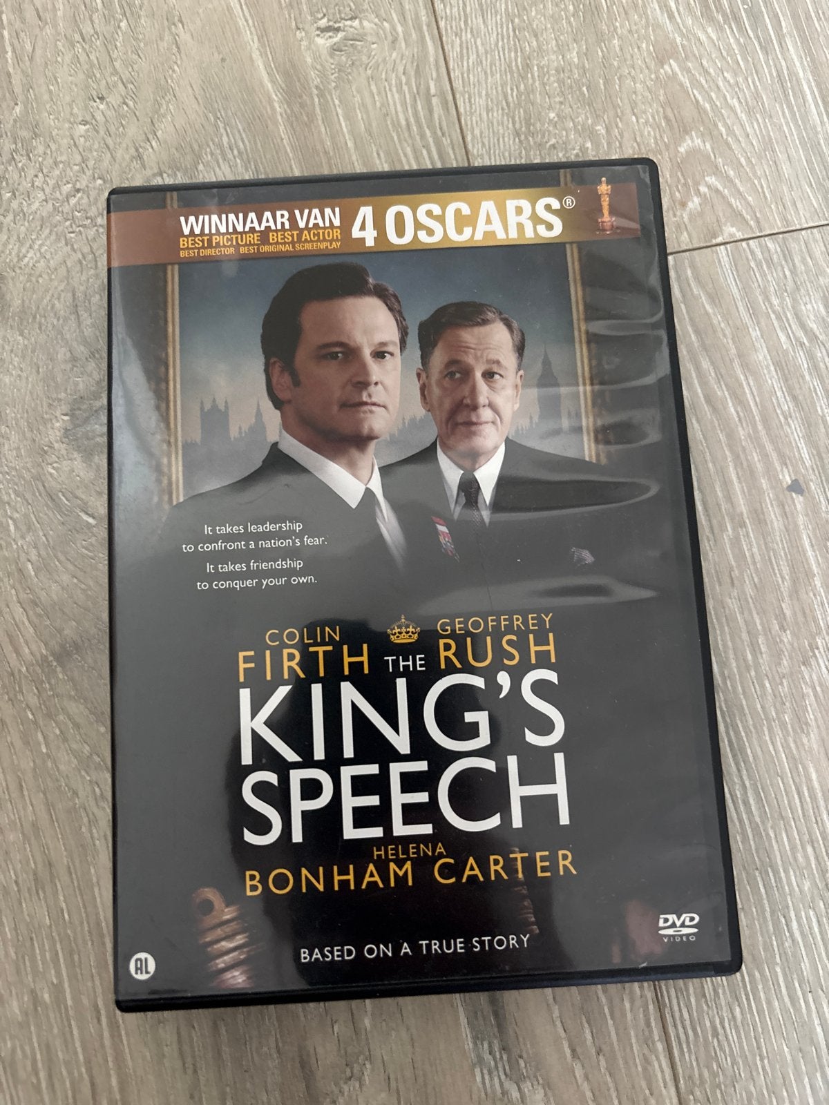 The King's Speech DVD - Winnaar 4 Oscars, Ophalen, Waargebeurd drama, Nederlands, Vanaf 12 jaar