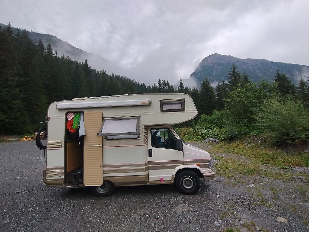 Fiat 290 Ducato Camper 1992, Voorwielaandrijving, 745 kg, 4 cilinders, Wit