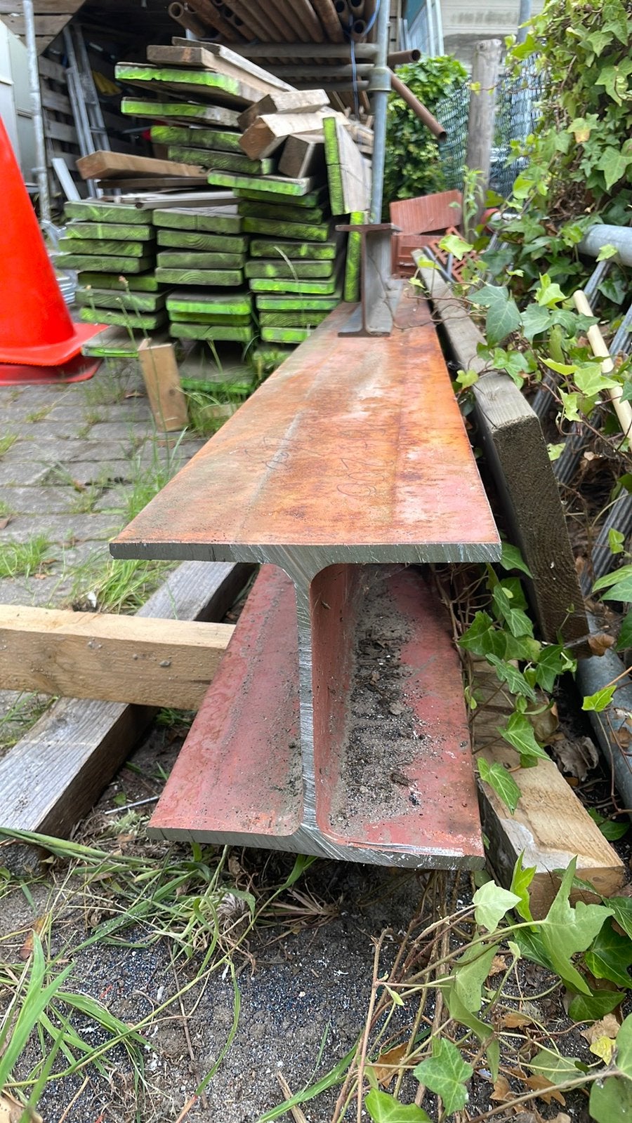 Stalen balk staal, Doe-het-zelf en Verbouw, Metalen, Ophalen, Zo goed als nieuw