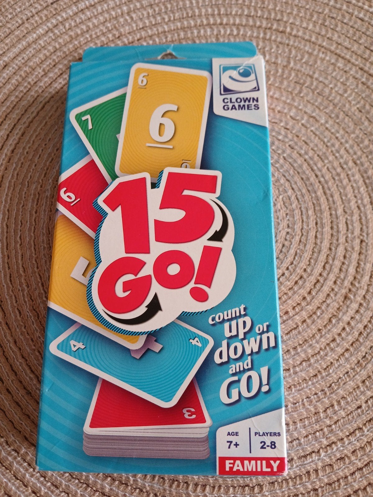 15 Go! Clown Games Kaartspel - Snel en Tactisch Plezier, Vijf spelers of meer, Ophalen of Verzenden, Gebruikt, Clown Games