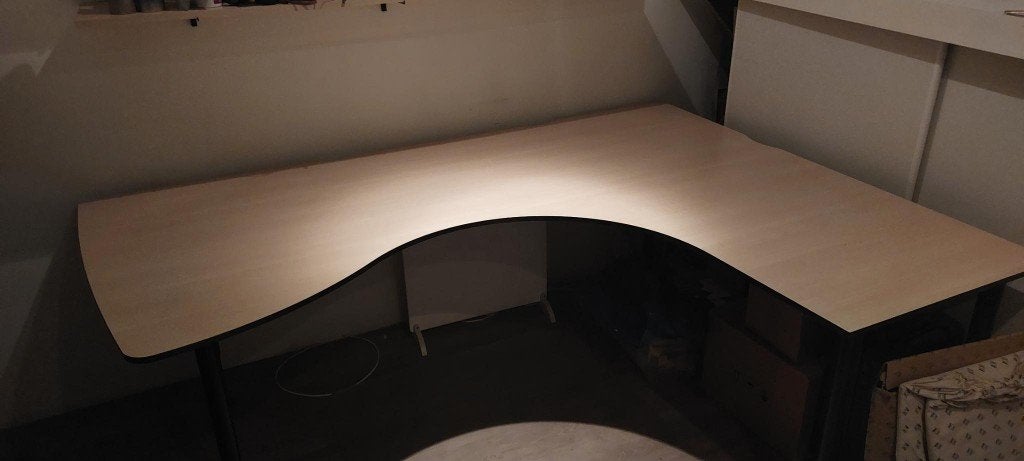 Gispen hoekbureau, Ophalen, Gispen, Gebruikt, 120 cm
