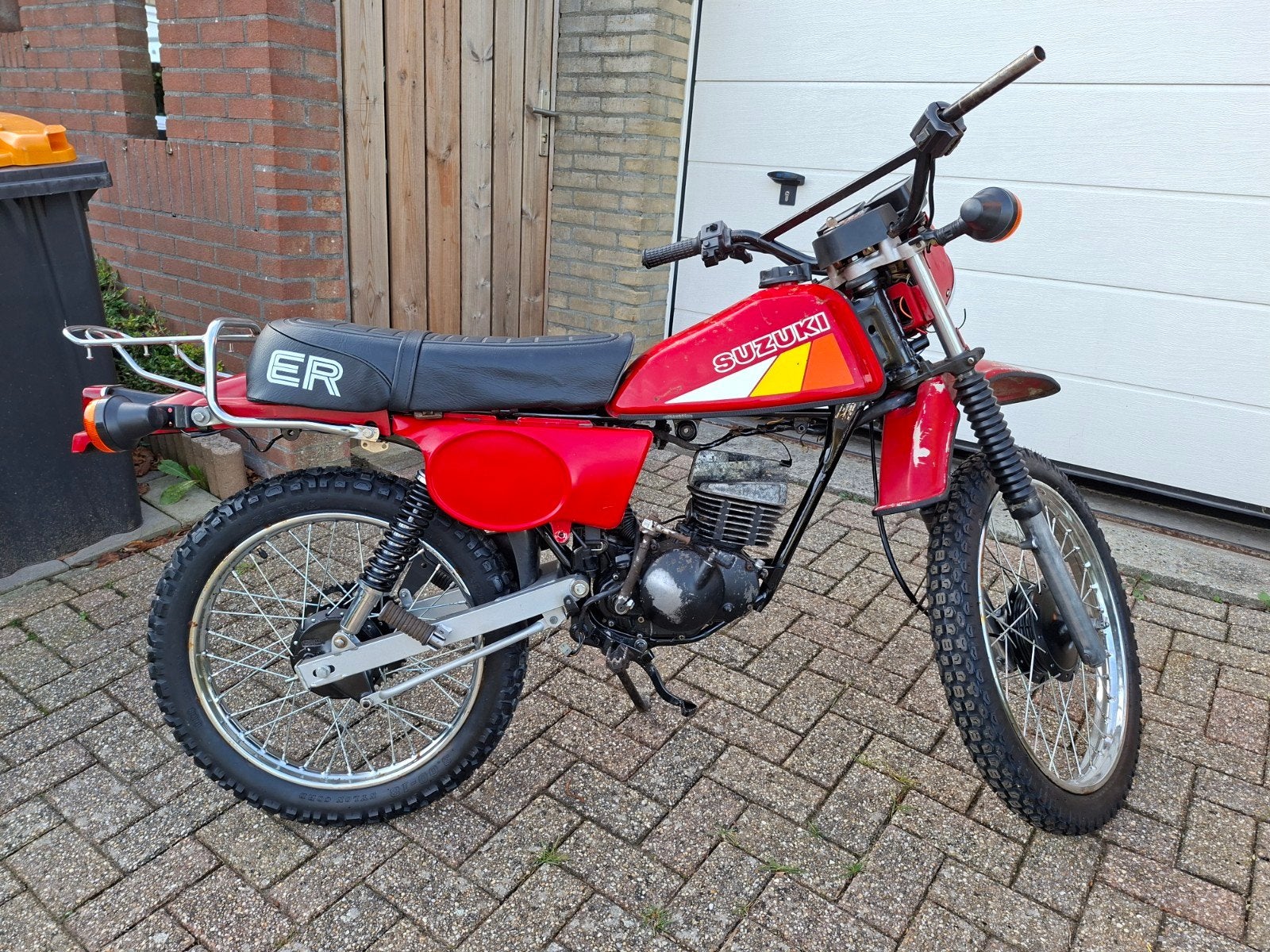Suzuki ts80er, Ophalen, Gebruikt