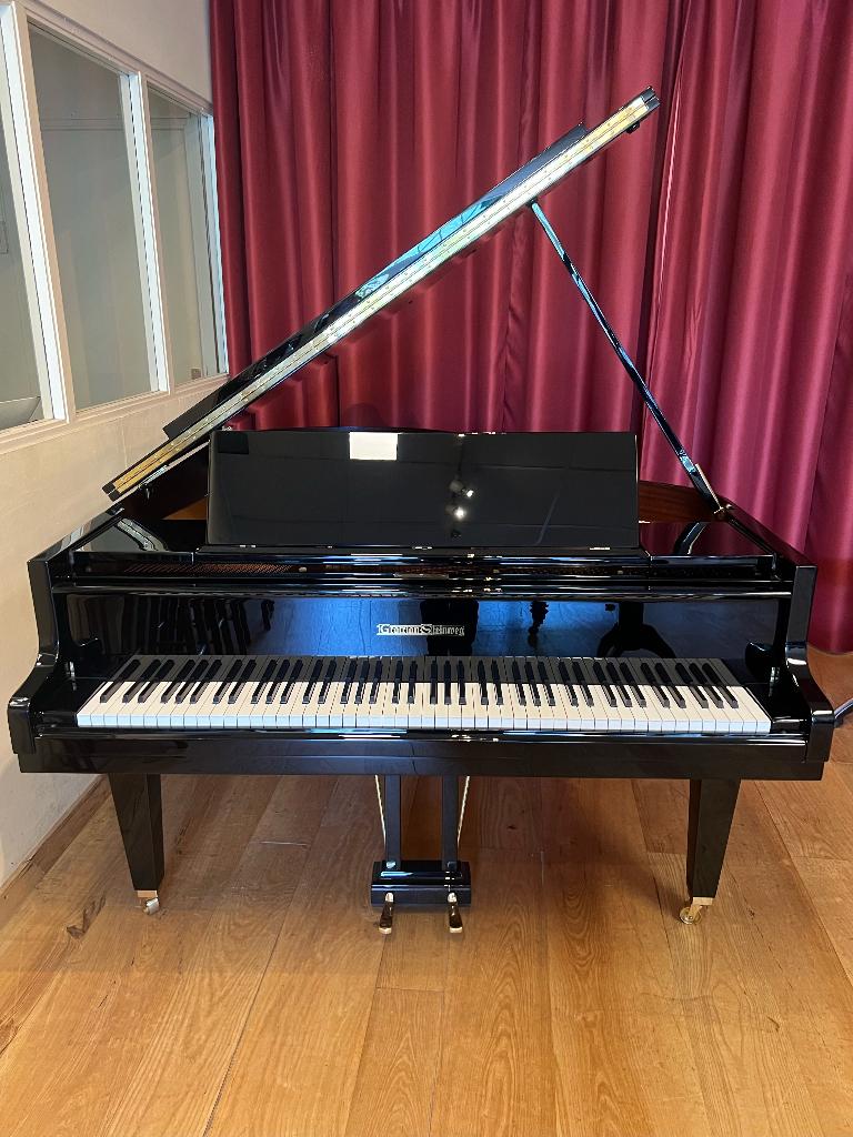 Grotrian Steinway vleugel 1.85m,bouwjaar 1973,nieuwstaat., Muziek en Instrumenten, Piano's, Zwart, Ophalen of Verzenden, Zo goed als nieuw