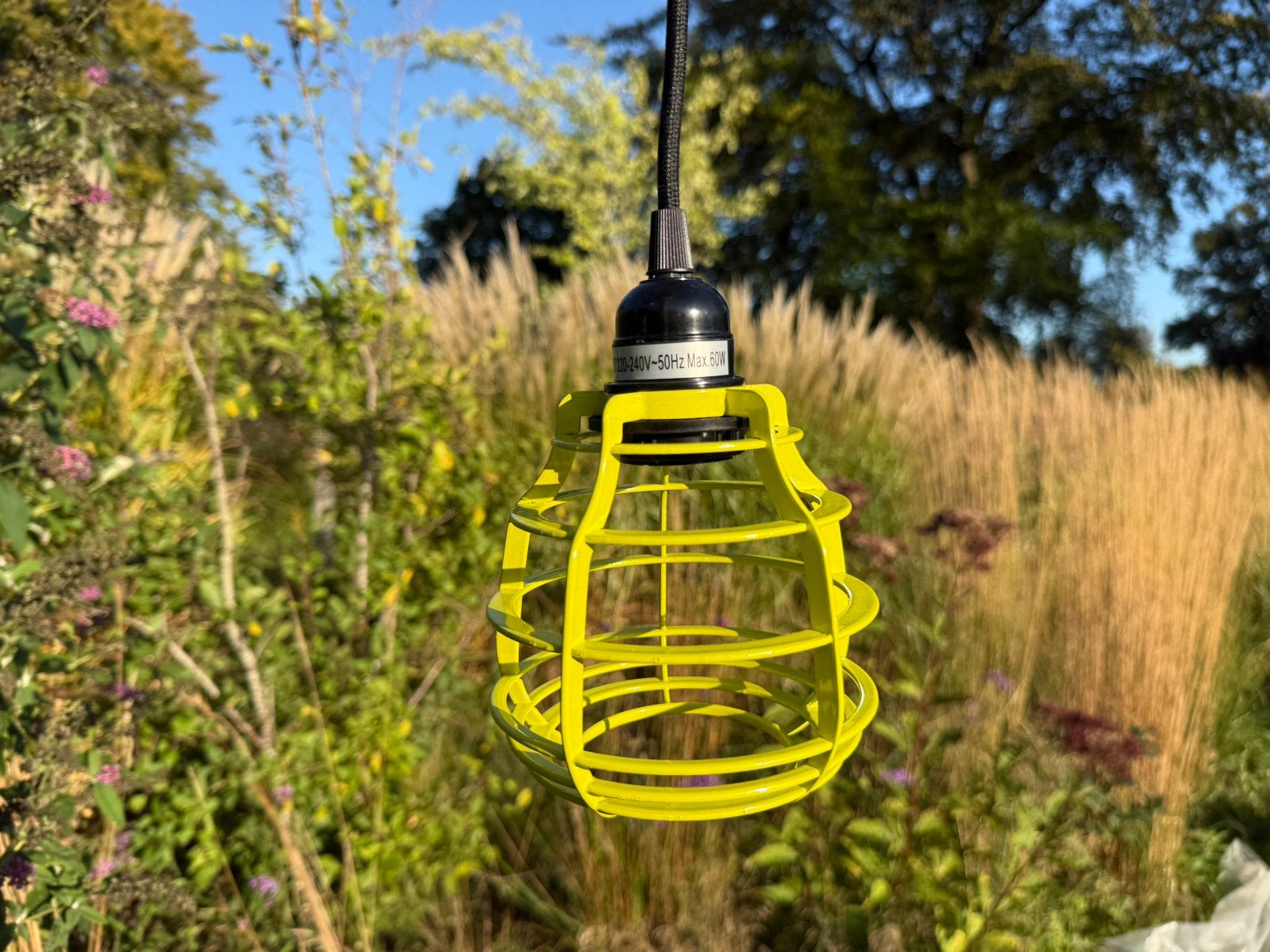 4 stuks HK Living lab lamp geel, nieuw in doos, Metaal, Overige merken, Industrieel, Geel
