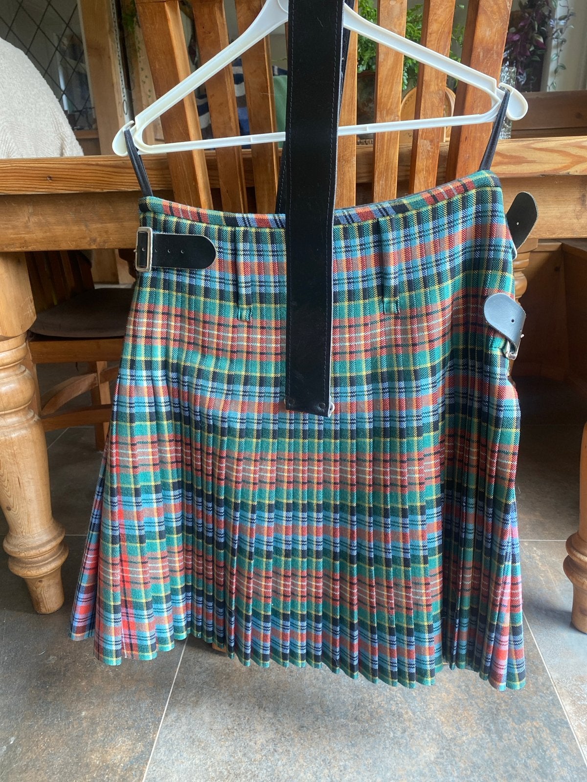 Schotse Kilt Rok van Edgar of Scotland - 100% Wol, Kleding | Heren, Ophalen, Zo goed als nieuw