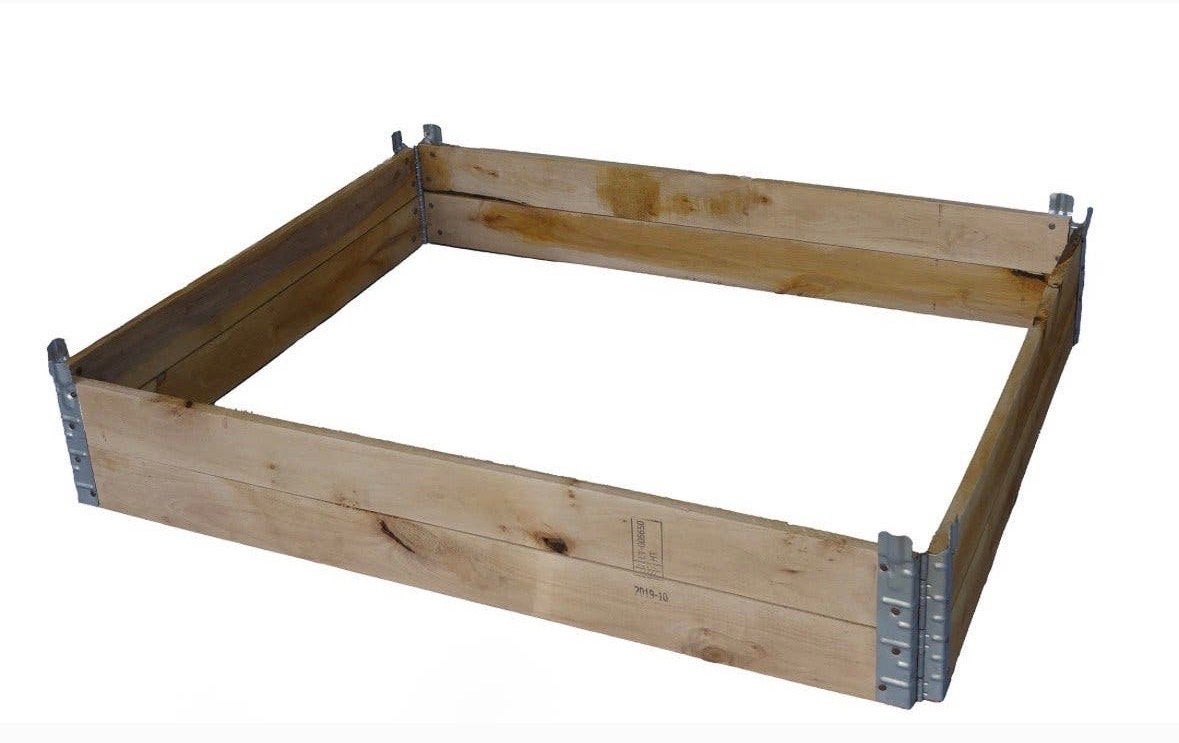 Houten moestuinrand - Verhoogd bed voor kruiden en groenten, Ophalen, Minder dan 30 cm, 100 cm of meer, Vierkant