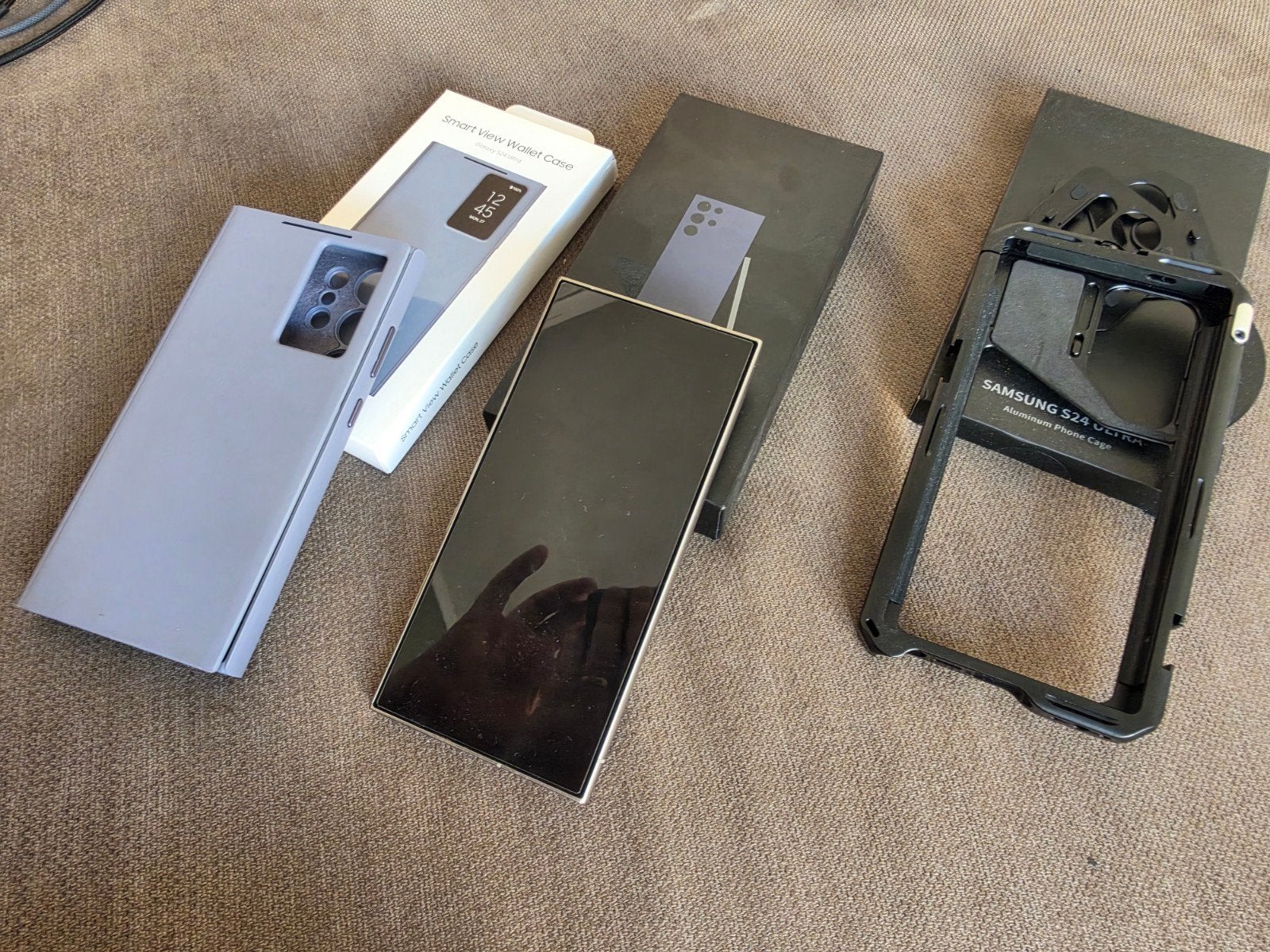 Foto 2 van Samsung S24 Ultra 256GB, complete set met toebehoren