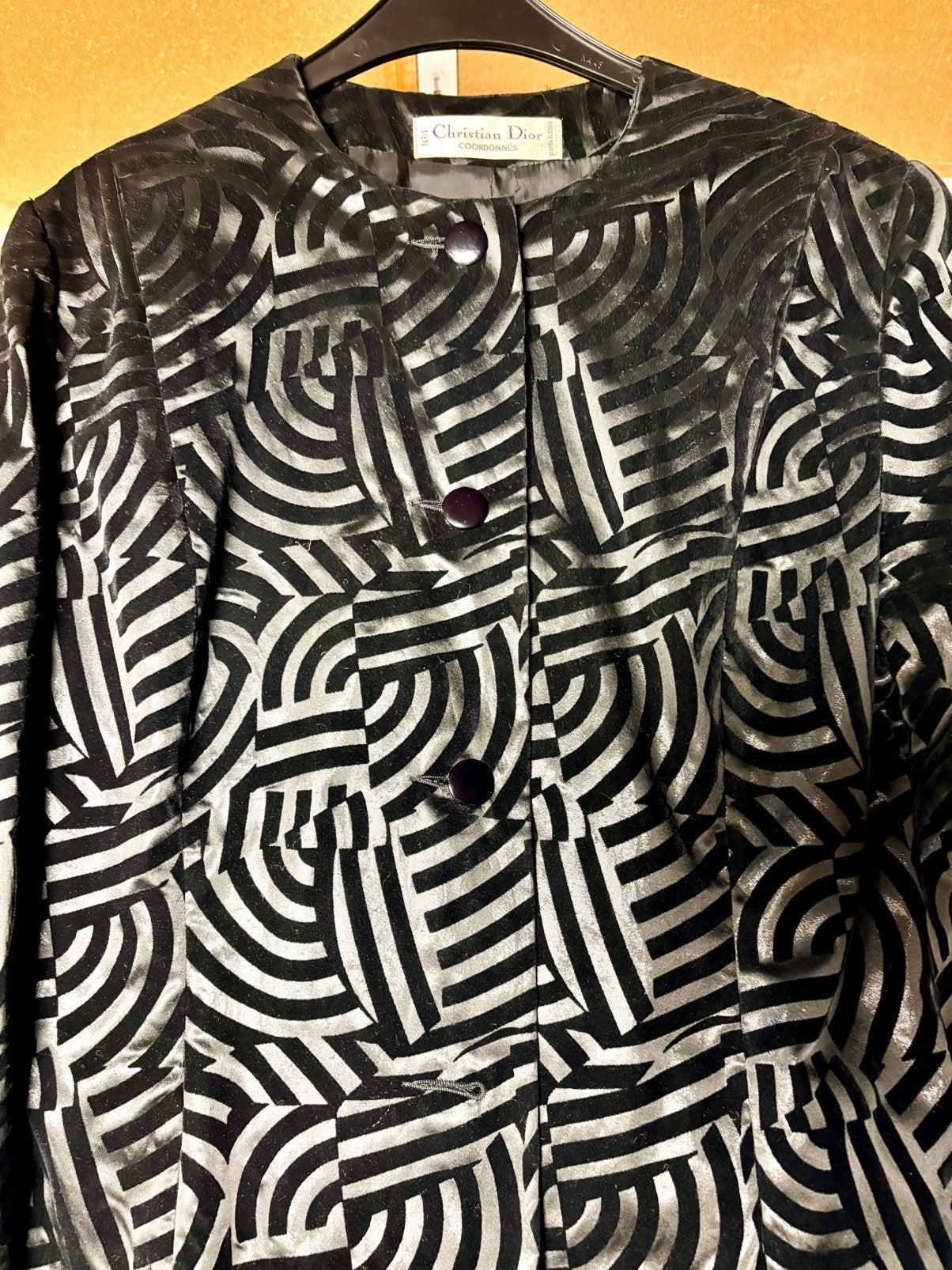 Christian Dior Coordonnes Blazer, Kleding | Dames, Verzenden, Zo goed als nieuw, Maat 38/40 (M), Zwart