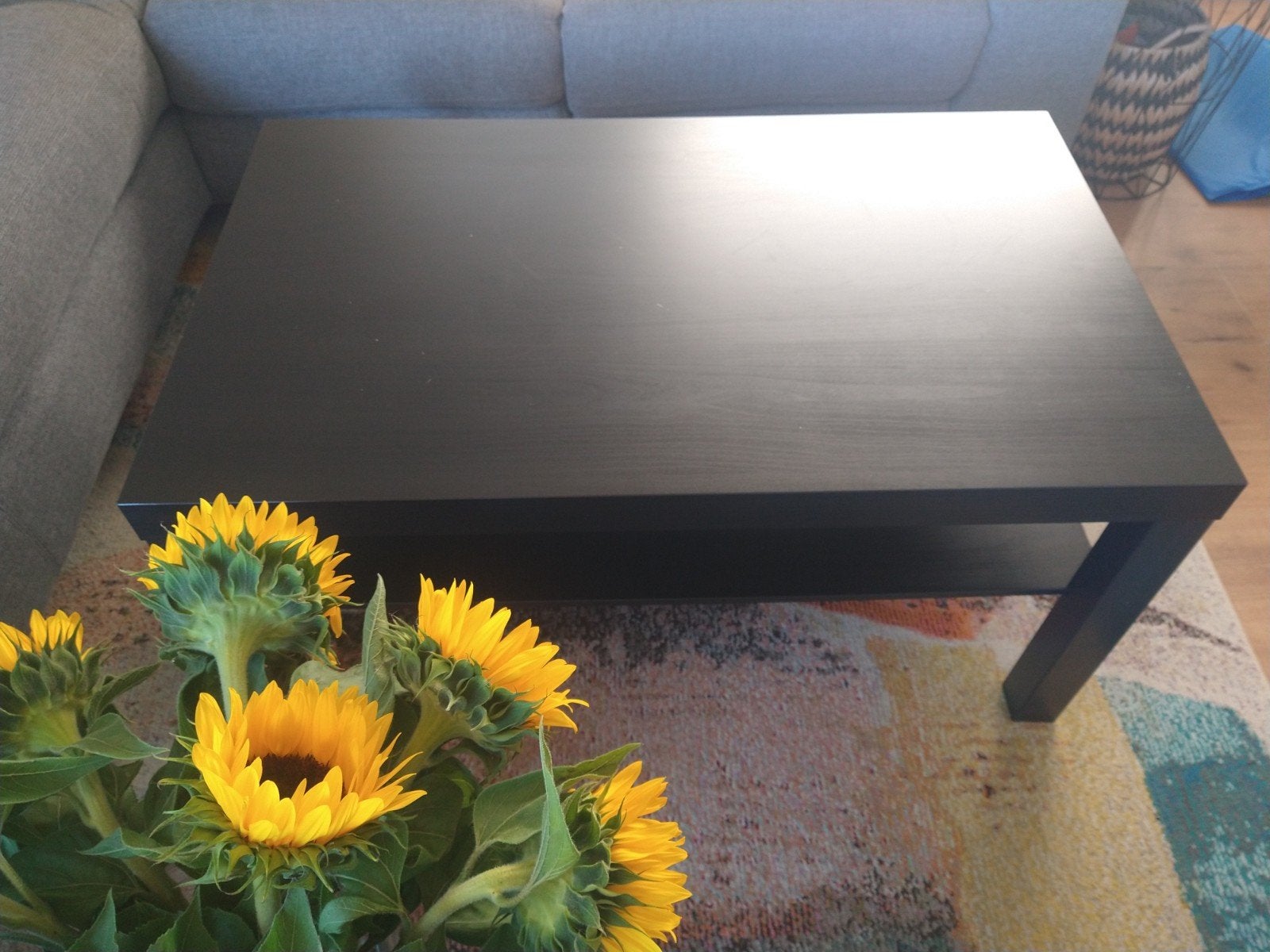 Koffietafel IKEA dubbel blad 55*90 *hoogte 45, Huis en Inrichting, Tafels | Salontafels, Ophalen, Gebruikt, 50 tot 100 cm, 50 tot 100 cm