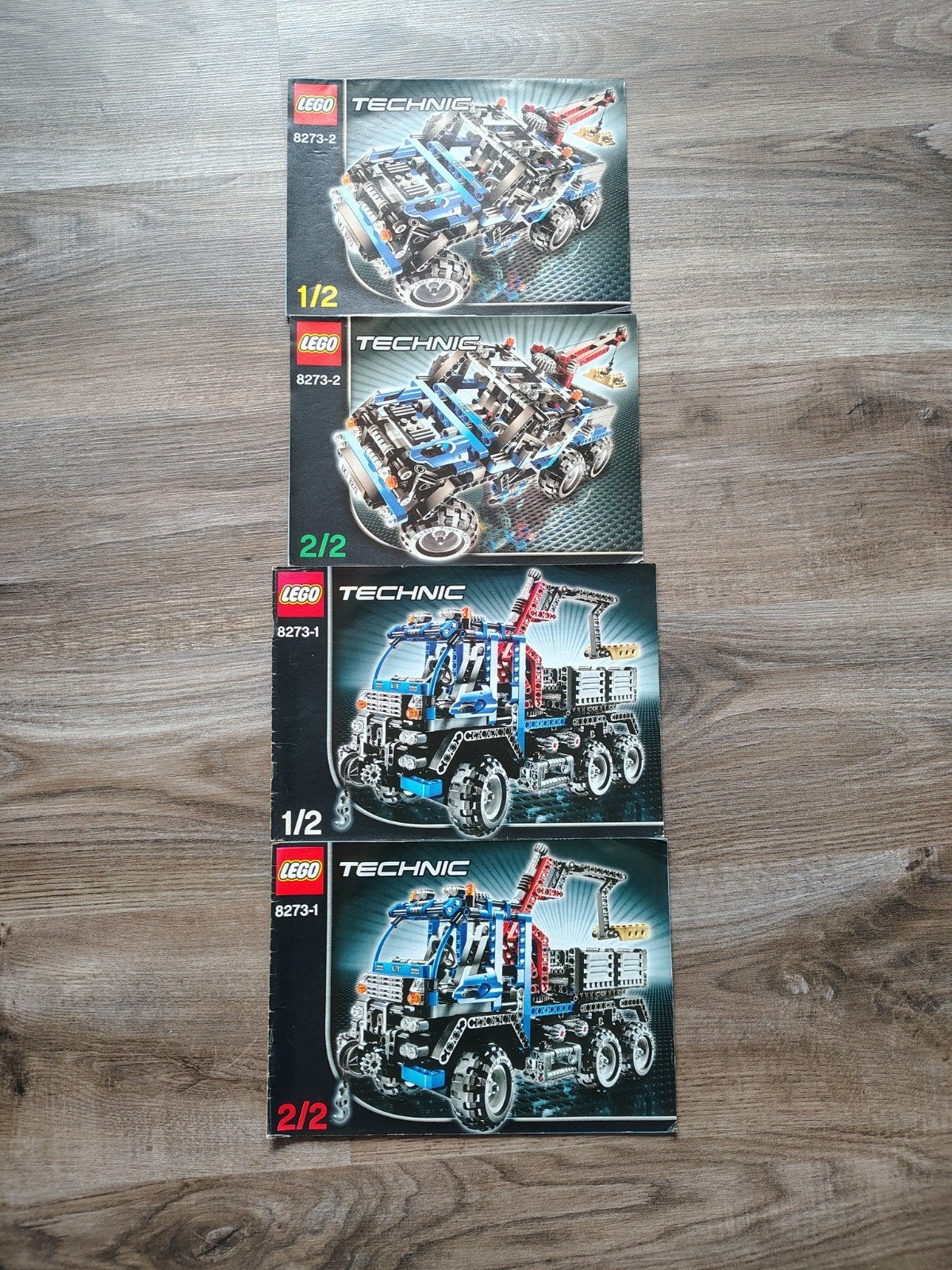 Lego Technic 8273-1 en 8273-2, Kinderen en Baby's, Speelgoed | Duplo en Lego, Gebruikt, Lego, Ophalen of Verzenden, Technic