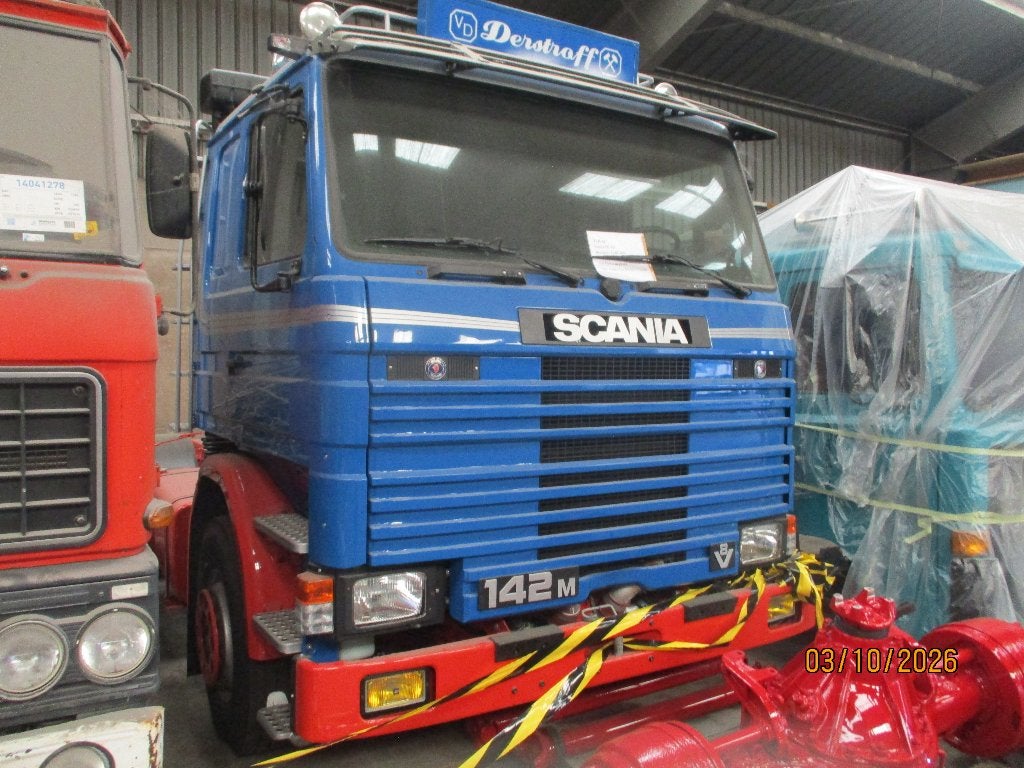 Scania 142, Auto's, Achterwielaandrijving, Scania, Blauw, Bedrijf
