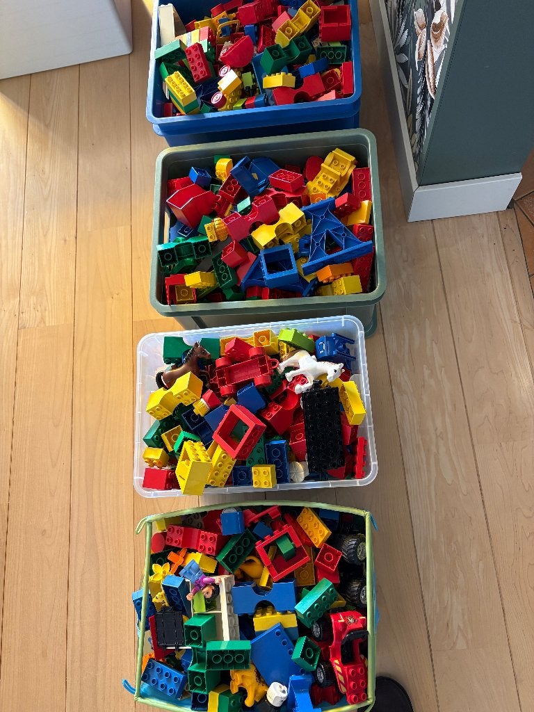 Grote partij Duplo stenen - diverse soorten en kleuren, Kinderen en Baby's, Speelgoed | Duplo en Lego, Ophalen, Gebruikt, Duplo