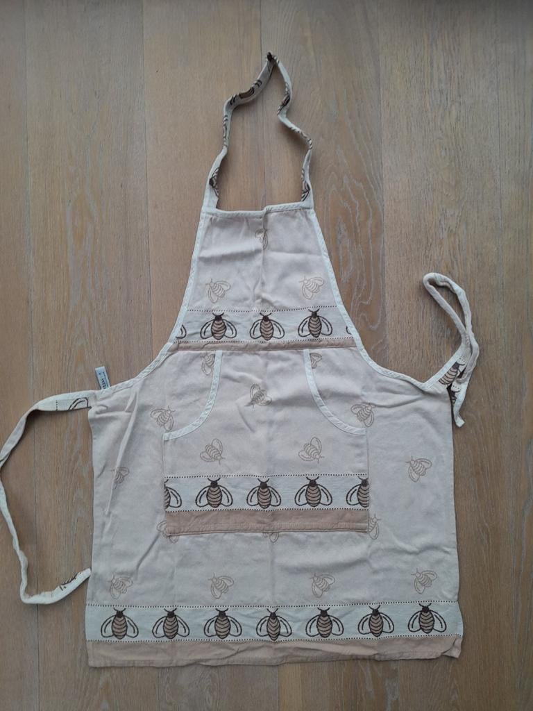 Schort met bijenprint, Ophalen of Verzenden