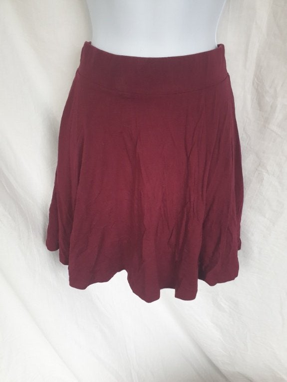Leuke bordeauxrode minirok mt S merk Pull&Bear, ., Ophalen of Verzenden, Zo goed als nieuw, .