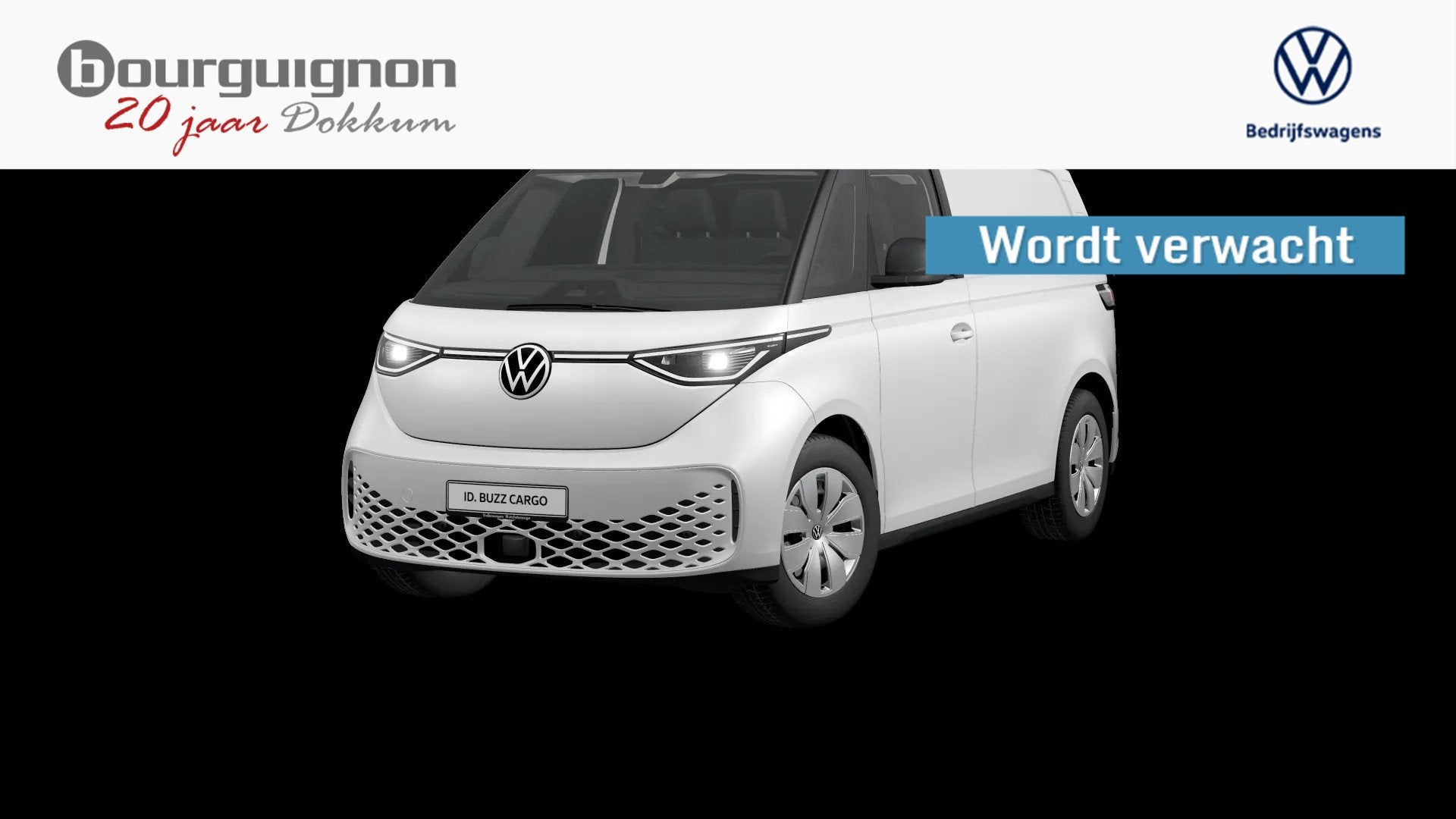 Volkswagen ID. Buzz Cargo 77 kWh | deuren achter | ACC | Cli, Auto's, Bestelauto's, Automaat, Gebruikt, Volkswagen, Wit