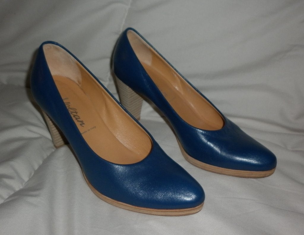 pumps maat : 36,5  merk :  Voltan , Pumps, Blauw, Ophalen of Verzenden, Gedragen