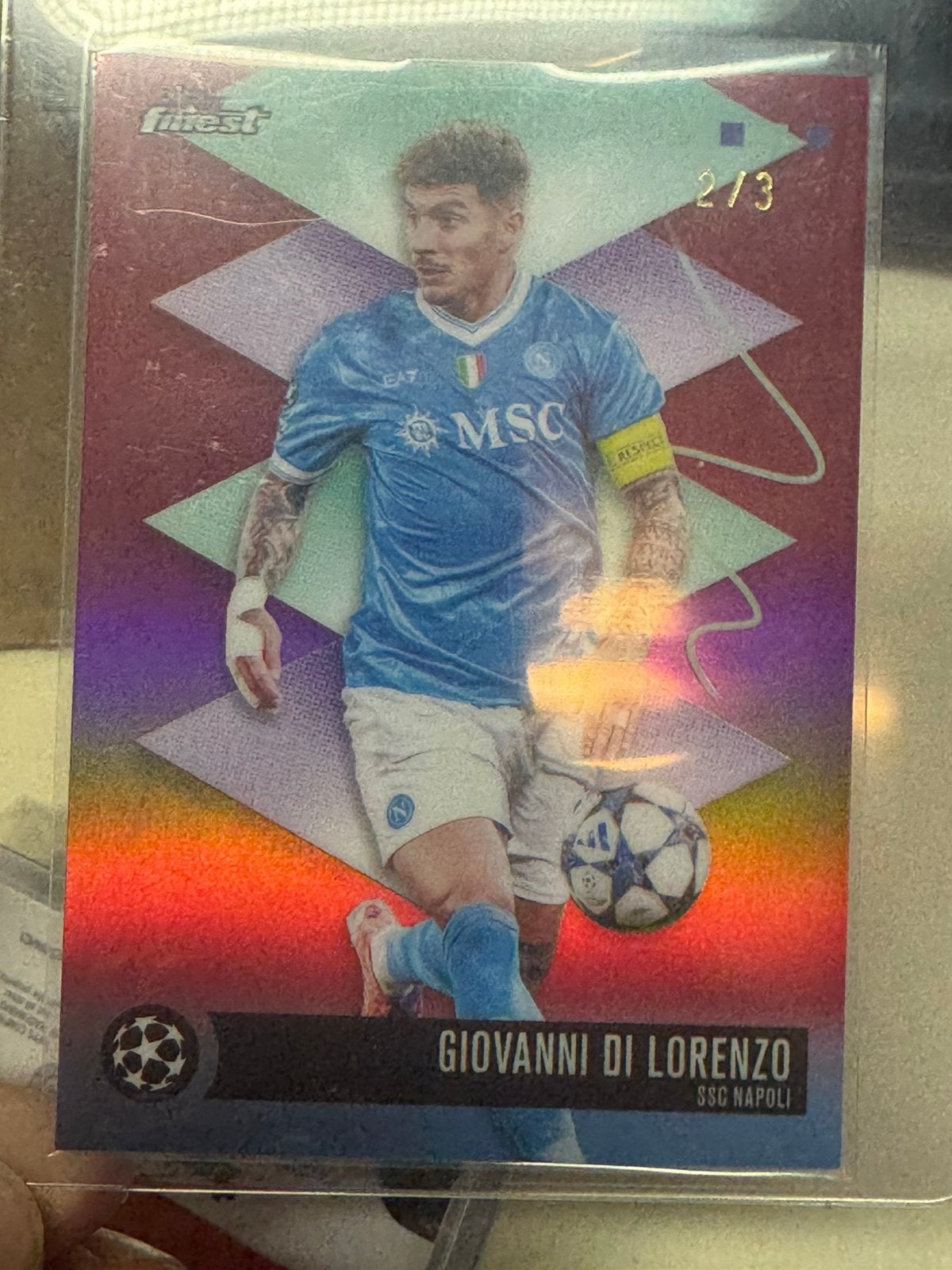 Topps finest Giovanni di lorenzo /3, Ophalen of Verzenden, Nieuw, Buitenlandse clubs