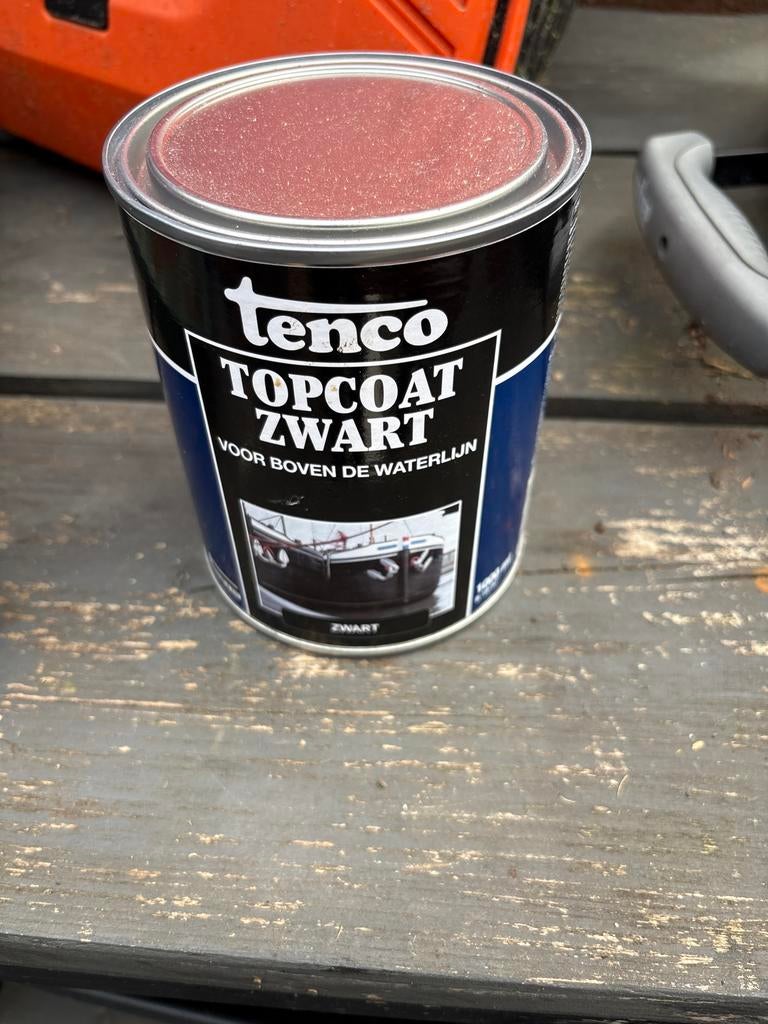 Tenco Topcoat Zwart - 1 Liter voor boven de waterlijn, Ophalen, Nieuw