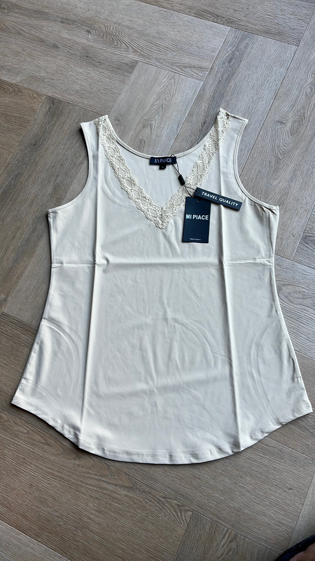 Dames top maat L Mi Piace, Kleding | Dames, Beige, Maat 42/44 (L), Nieuw, Ophalen of Verzenden