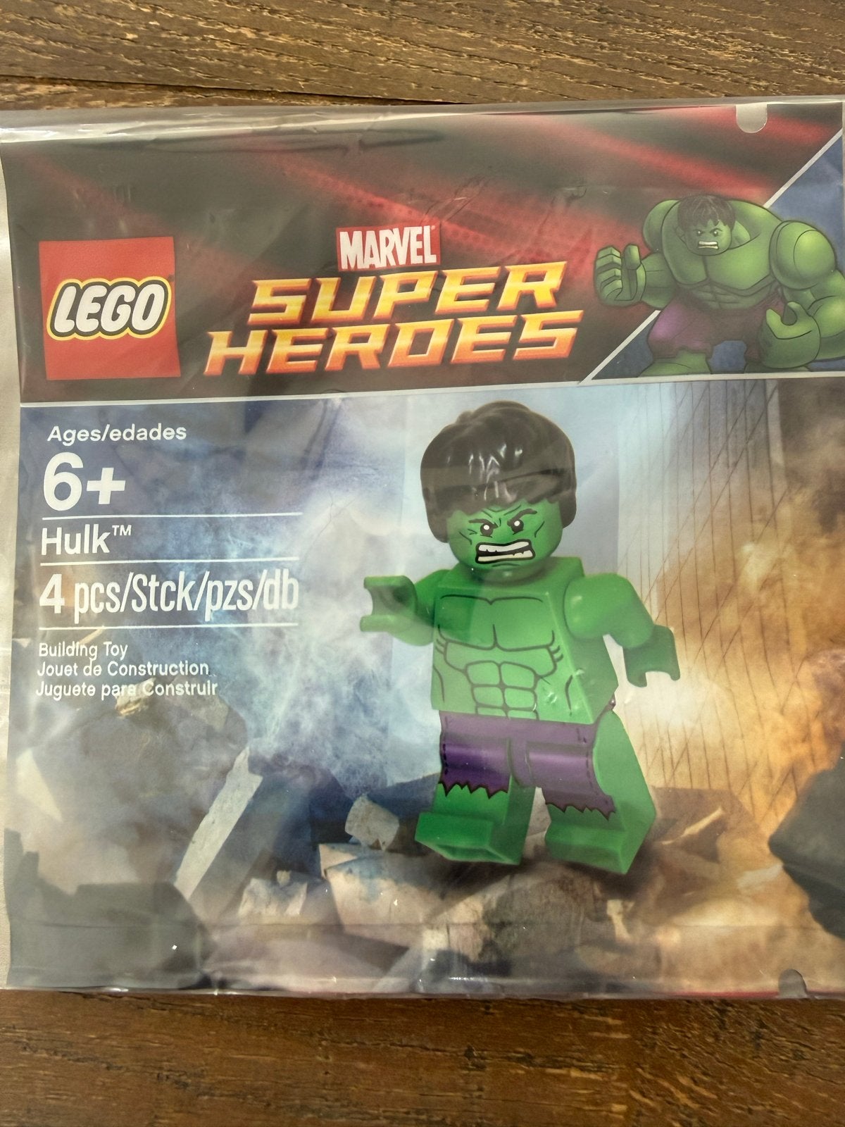 Nieuwe, ongeopende LEGO Marvel Super Heroes Hulk polybag, Marvel, Lego, Nieuw, Ophalen of Verzenden
