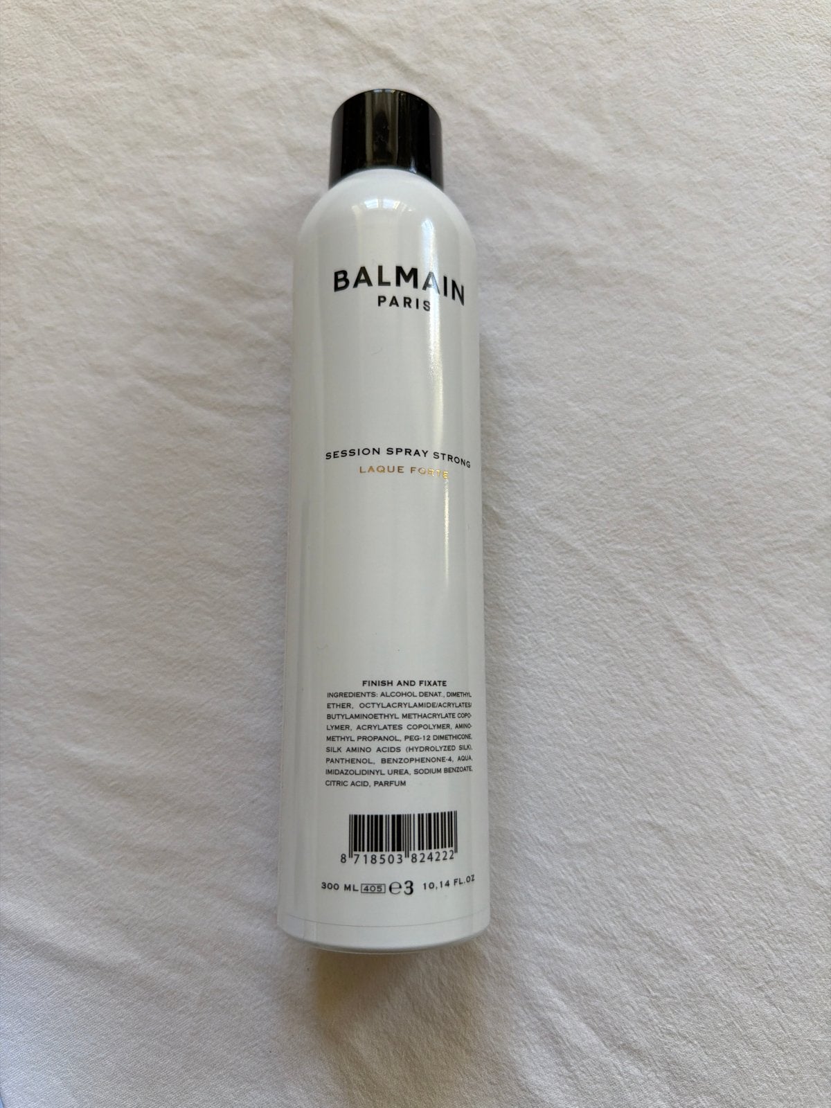 Balmain Session Spray Strong Laque Forte - 300 ml, Ophalen of Verzenden, Nieuw, Gel, Wax, Haarlak of Mousse