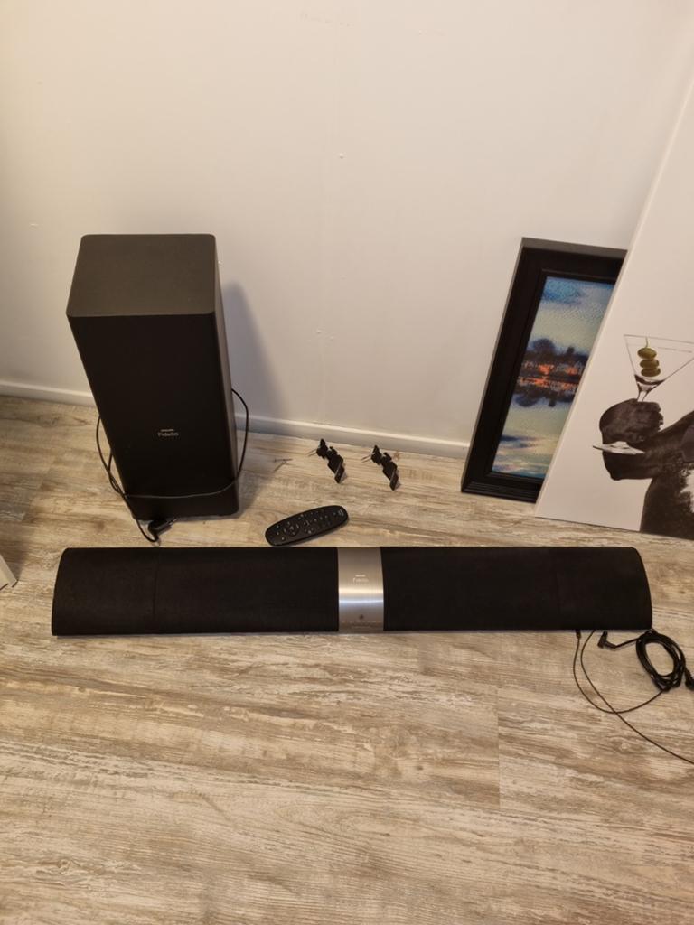 Philips Fidelio soundbar, Audio, Tv en Foto, Soundbars, Ophalen, Gebruikt
