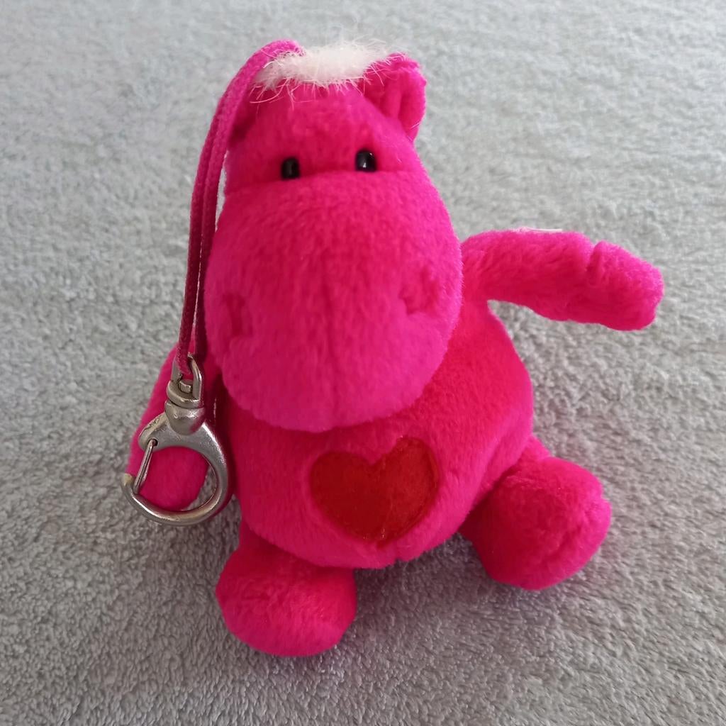 Roze nijlpaard sleutelhanger van Nici, Ophalen of Verzenden, Zo goed als nieuw, Knuffel of Figuurtje