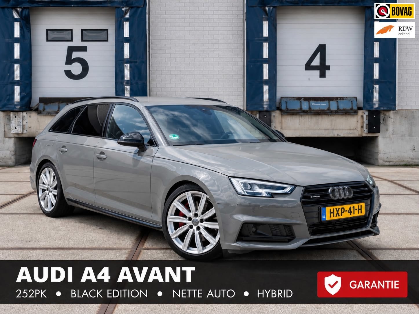 Audi A4 AVANT 2.0TFSI MHEV quattro Sport S line (252PK+GARAN, Auto's, Automaat, Automatische klimaatregeling, 15 km/l, Gebruikt