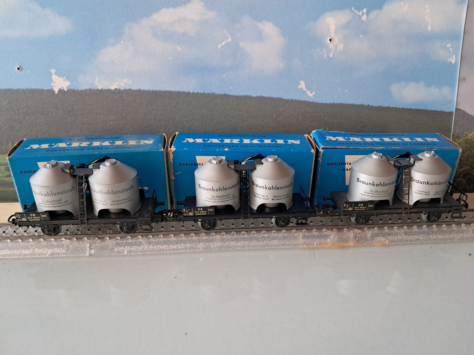 MARKLIN 4511 SILOWAGE 3 ST, Wisselstroom, Wagon, Ophalen of Verzenden, Zo goed als nieuw