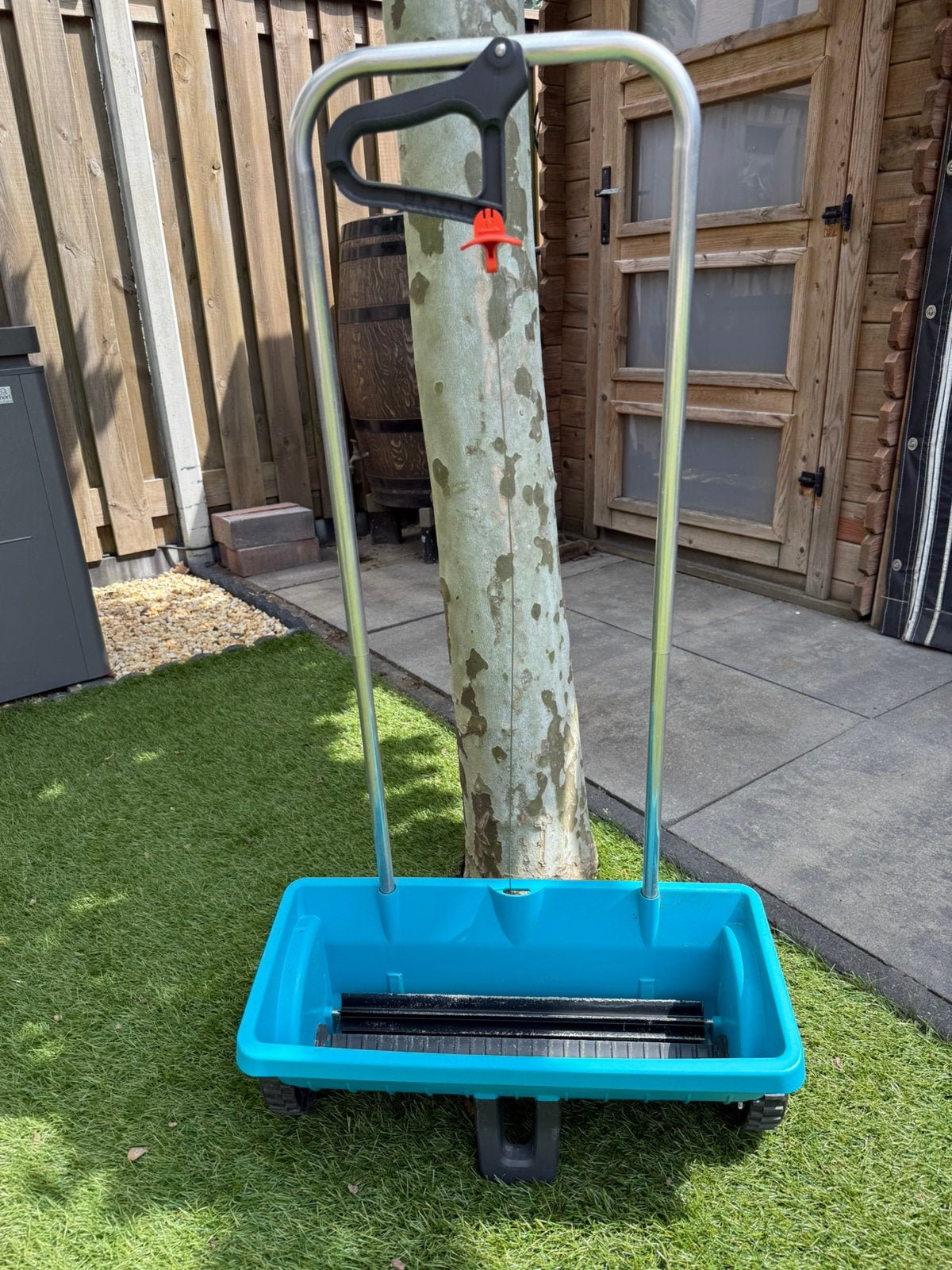 Gardena zaaiwagen, Ophalen, Zo goed als nieuw