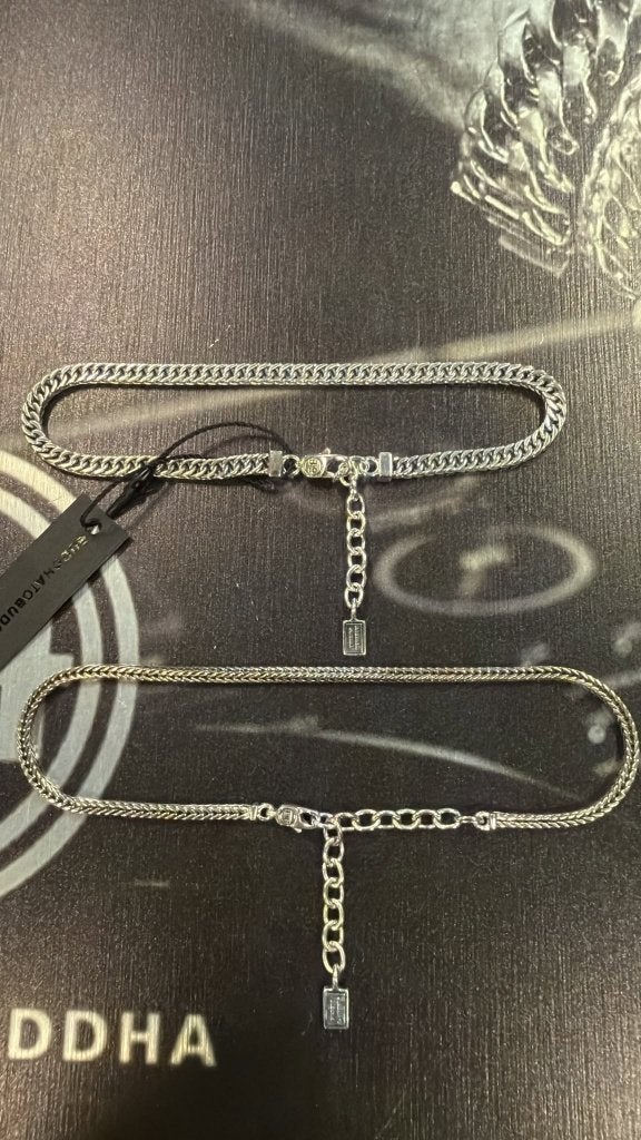 BUDDHA TO BUDDHA ENKELBANDJE TYPE BARBARA MAX 28 CM € 329,00, Ophalen of Verzenden, Nieuw, Zilver